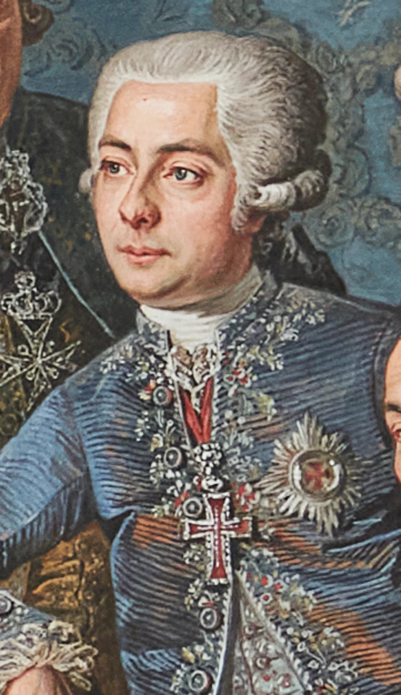 Porträt von João Vicente de Saldanha Oliveira e Sousa Juzarte Figueira (1746–1804) – Gedenkseite