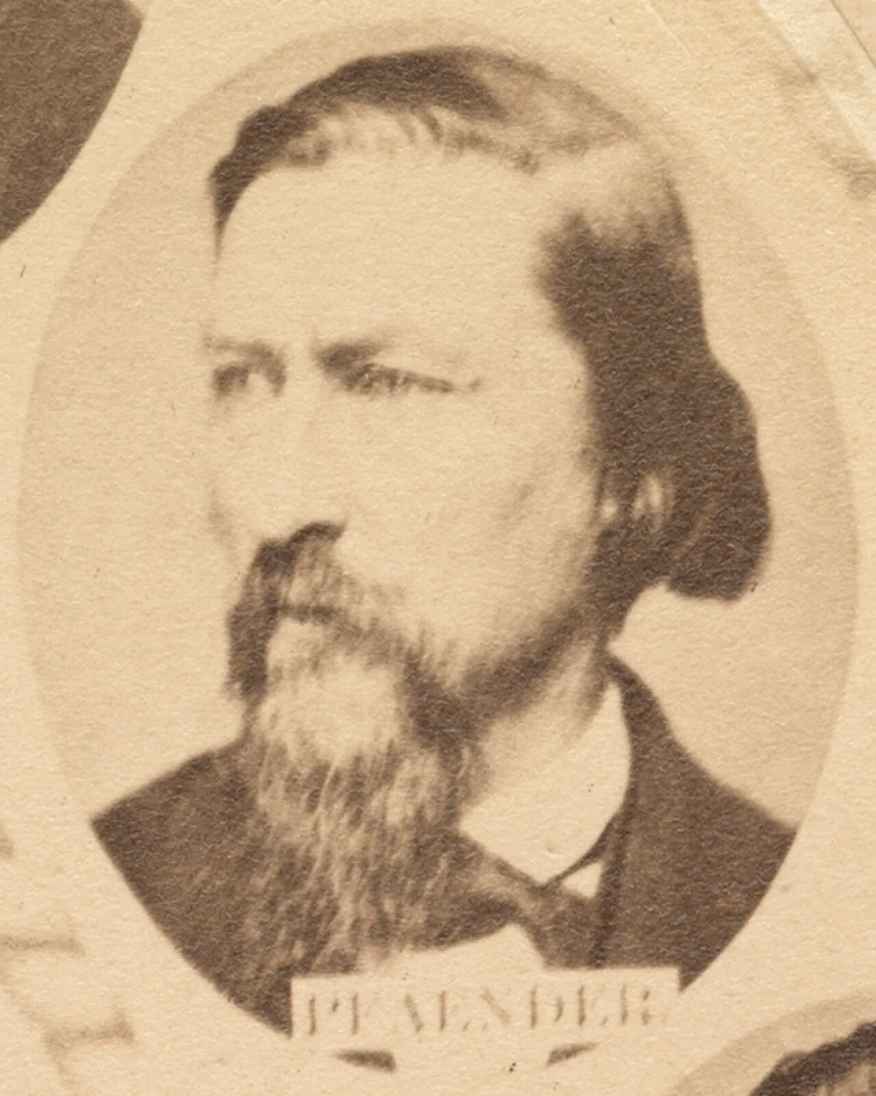 Porträt von Wilhelm Pfänder (1826–1905) – Gedenkseite