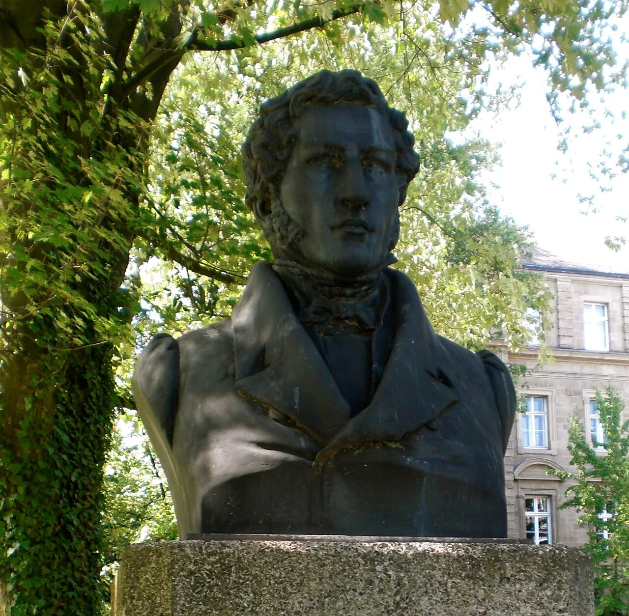 Porträt von Karl Schomburg (1791–1841) – Gedenkseite