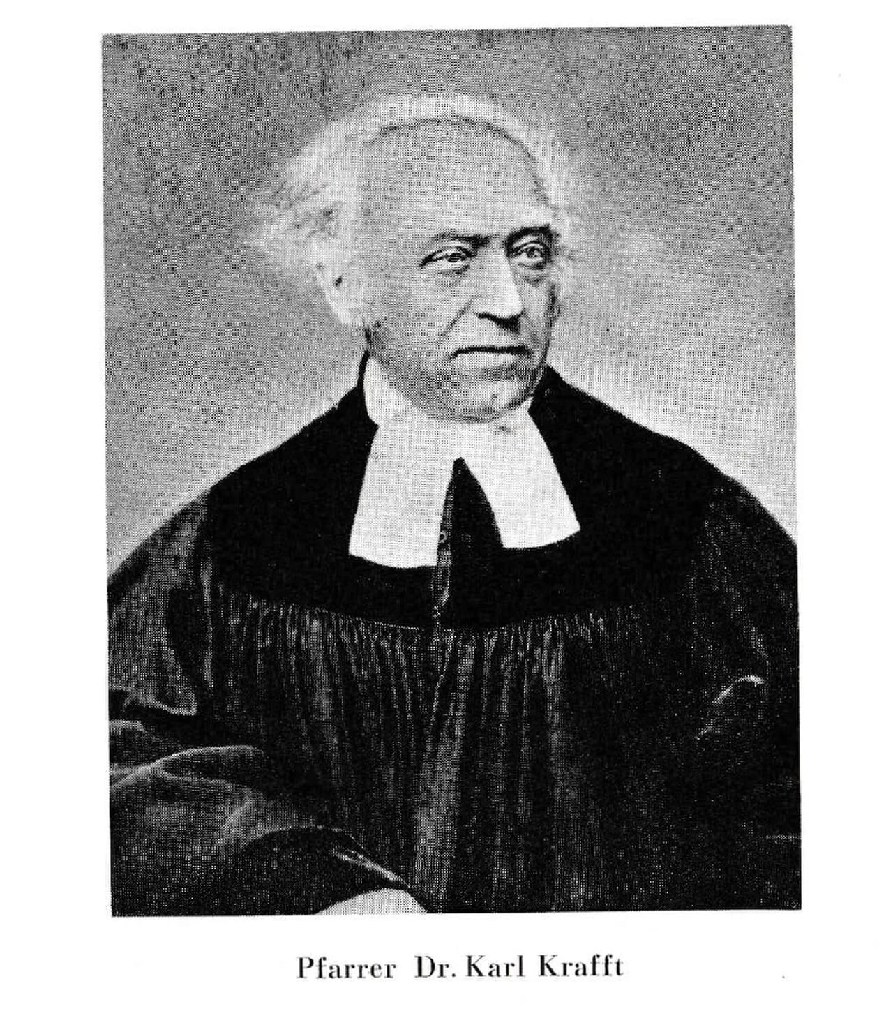 Porträt von Karl Theodor Krafft (1804–1878) – Gedenkseite