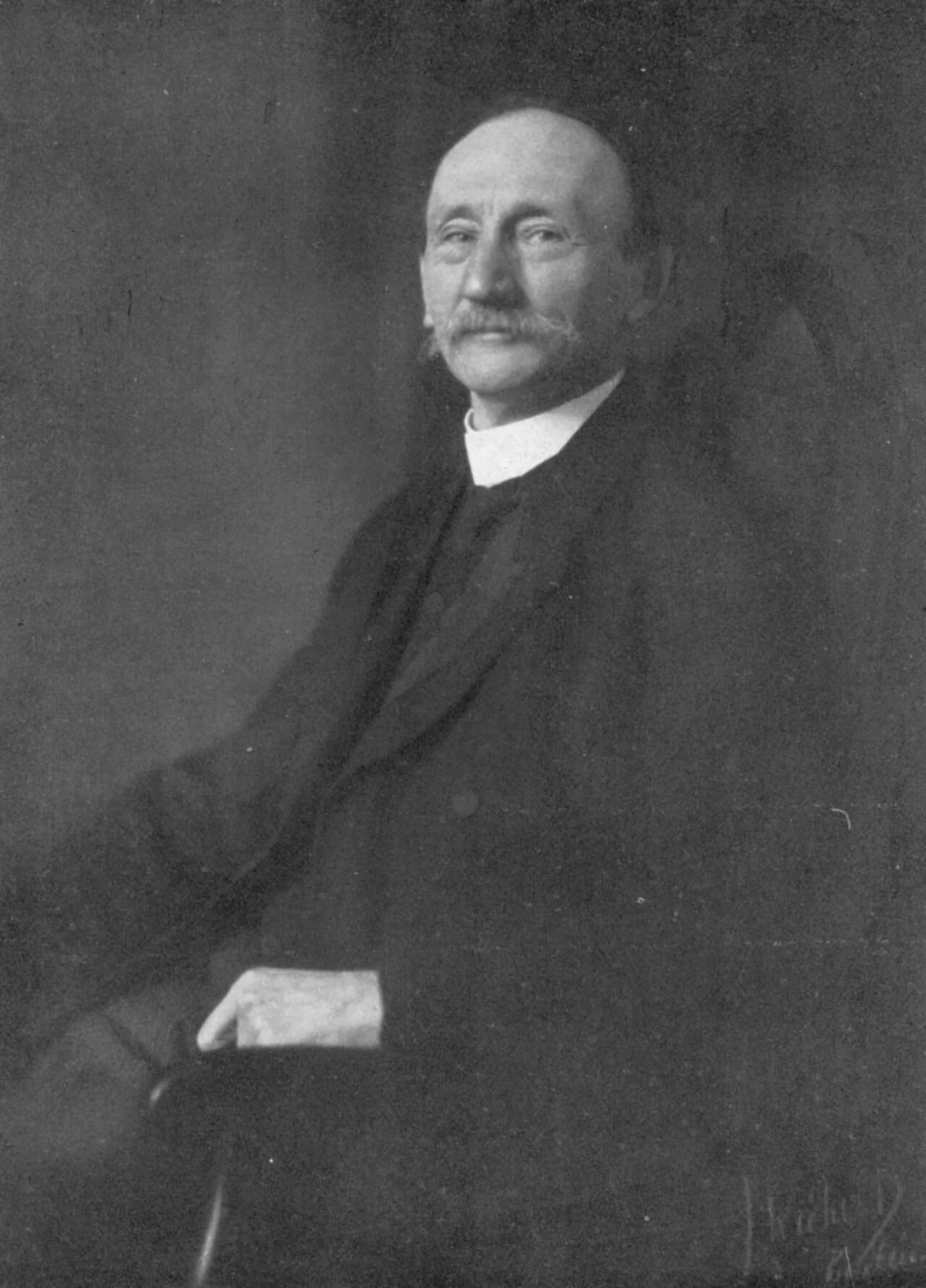 Porträt von Karl Wichert (1843–1921) – Gedenkseite