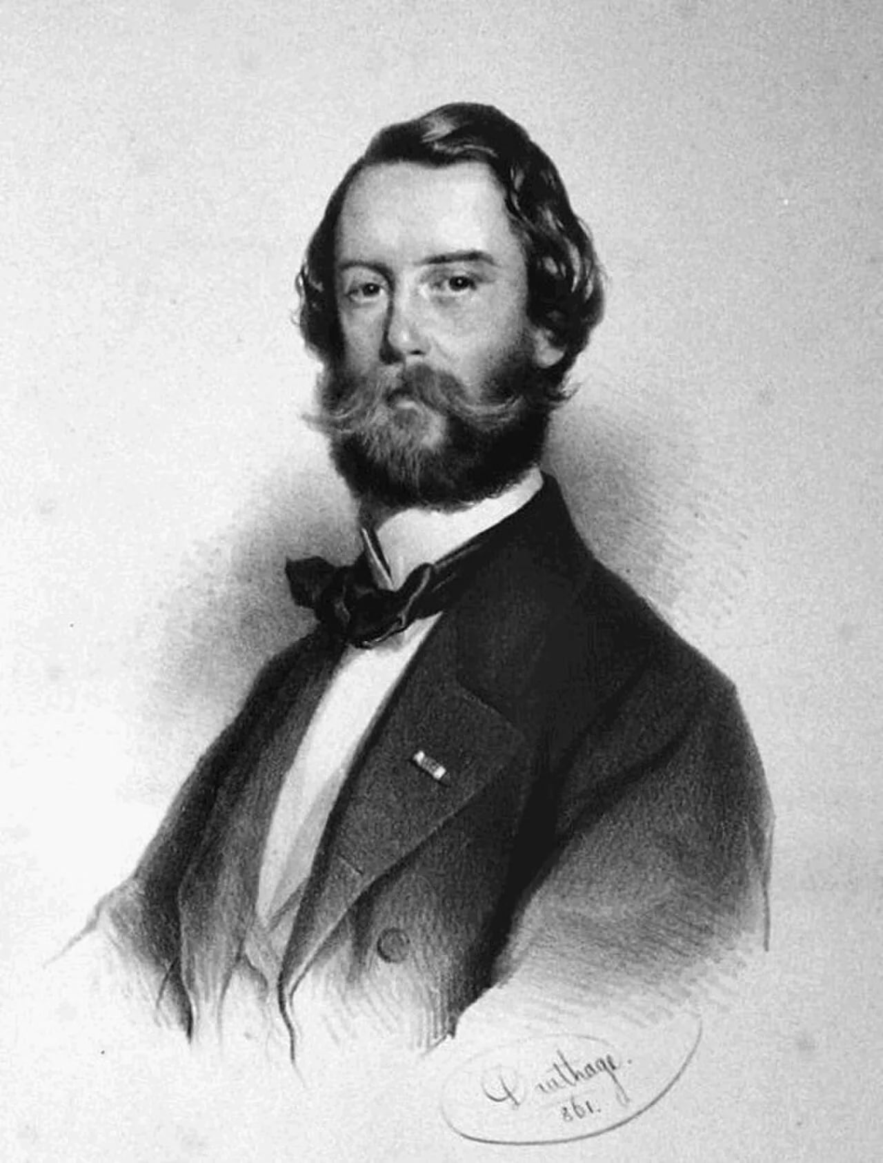 Porträt von Karl Wilhelm von Tinti (1829–1884) – Gedenkseite