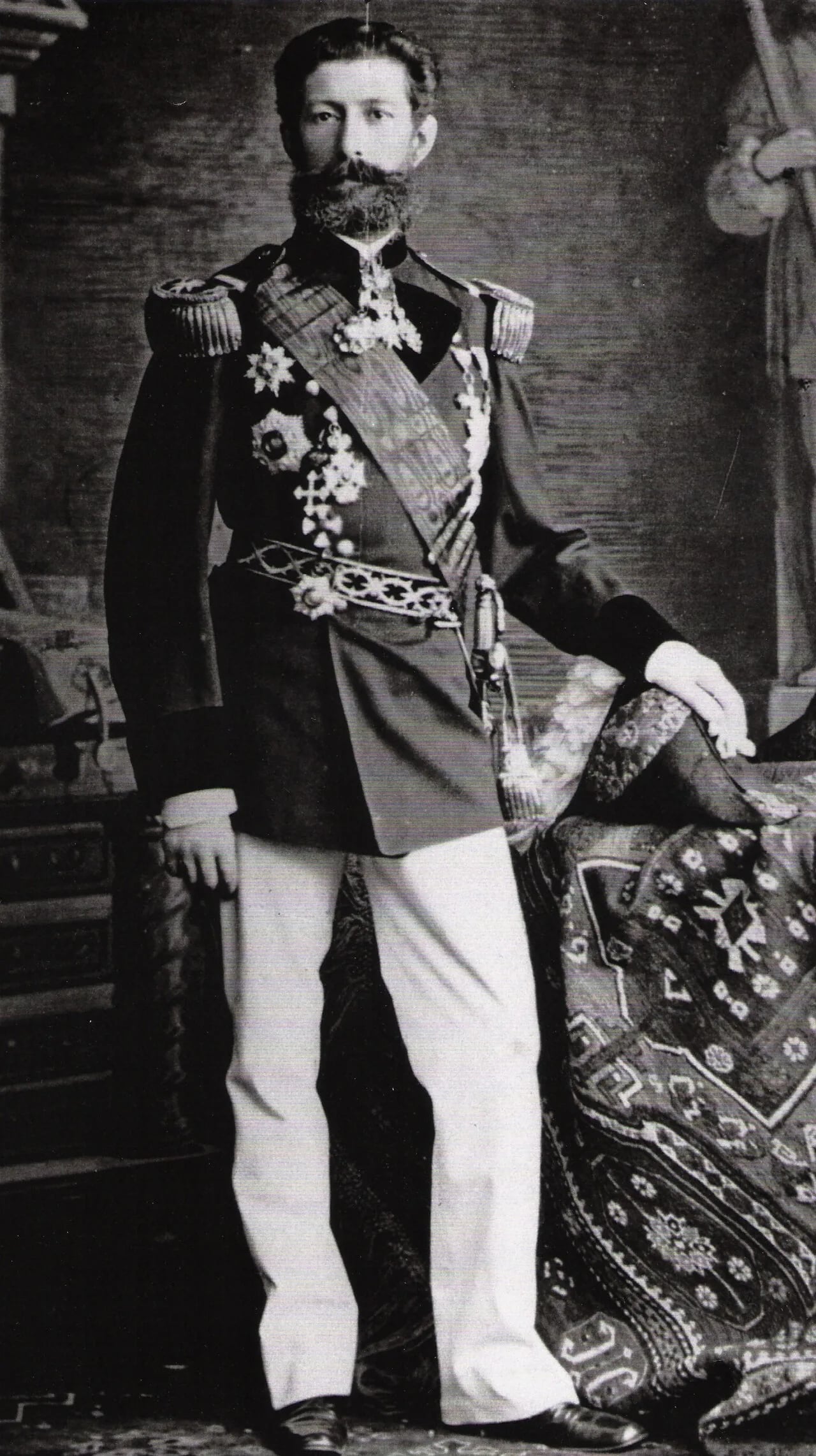 Porträt von Karl Załuski von Zaluskie (1834–1919) – Gedenkseite