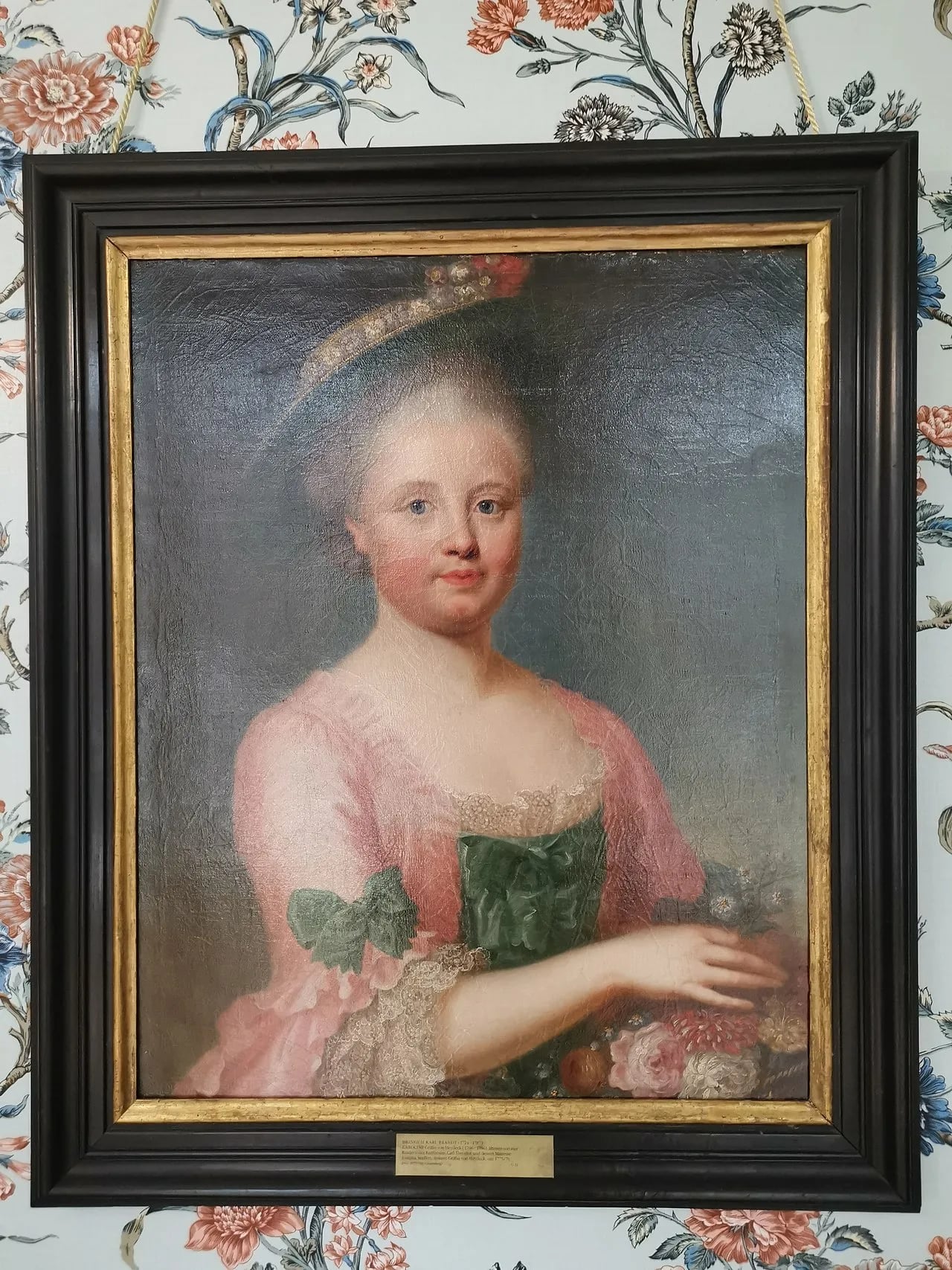 Porträt von Karoline von Bretzenheim (1768–1786) – Gedenkseite