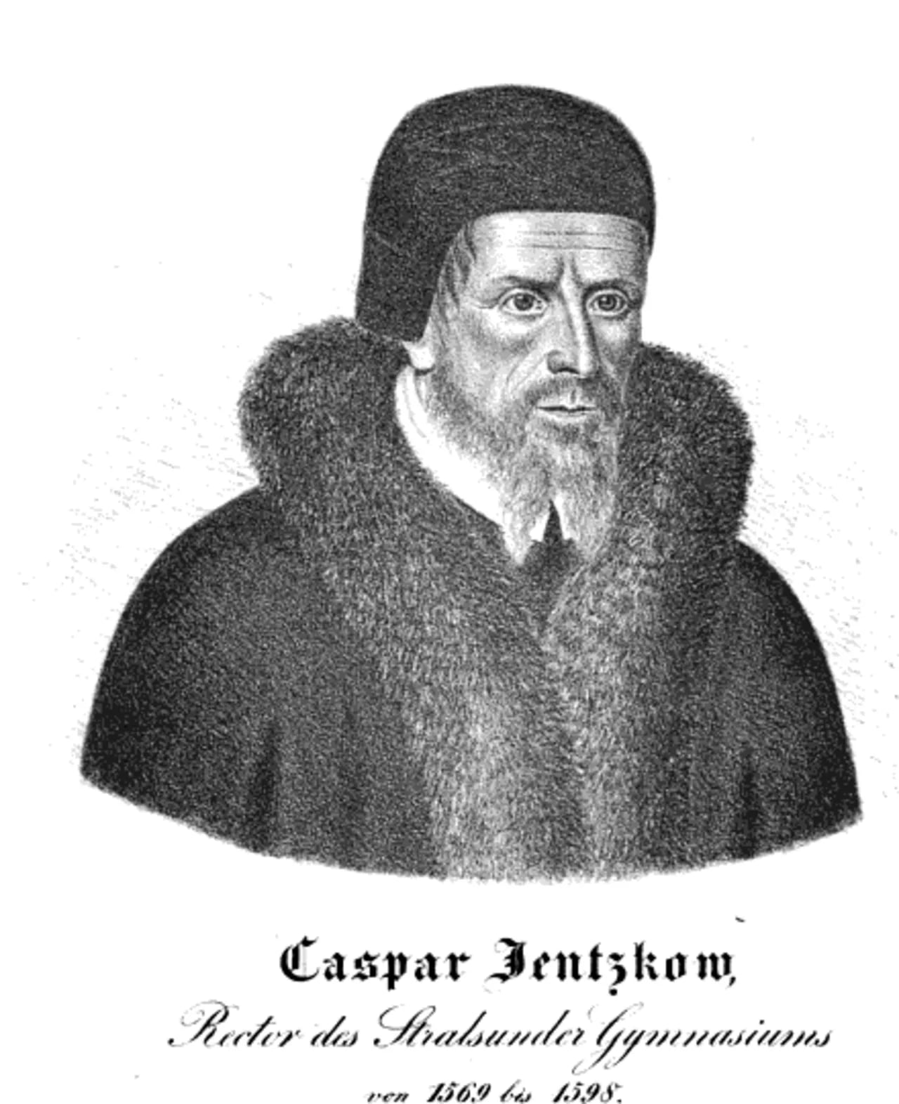 Porträt von Kaspar Jentzkow (1535–1611) – Gedenkseite