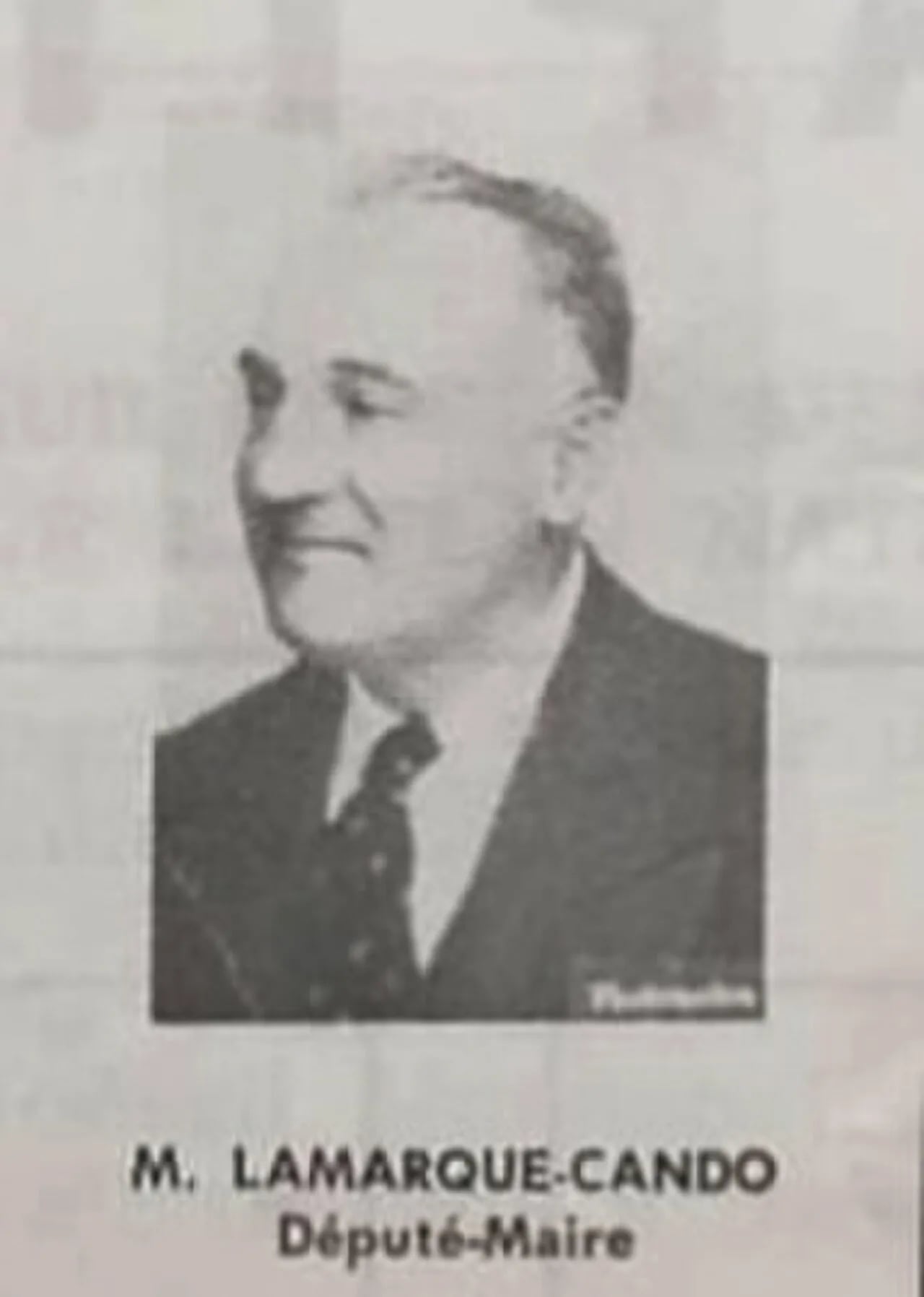 Porträt von Charles Lamarque-Cando (1901–1989) – Gedenkseite