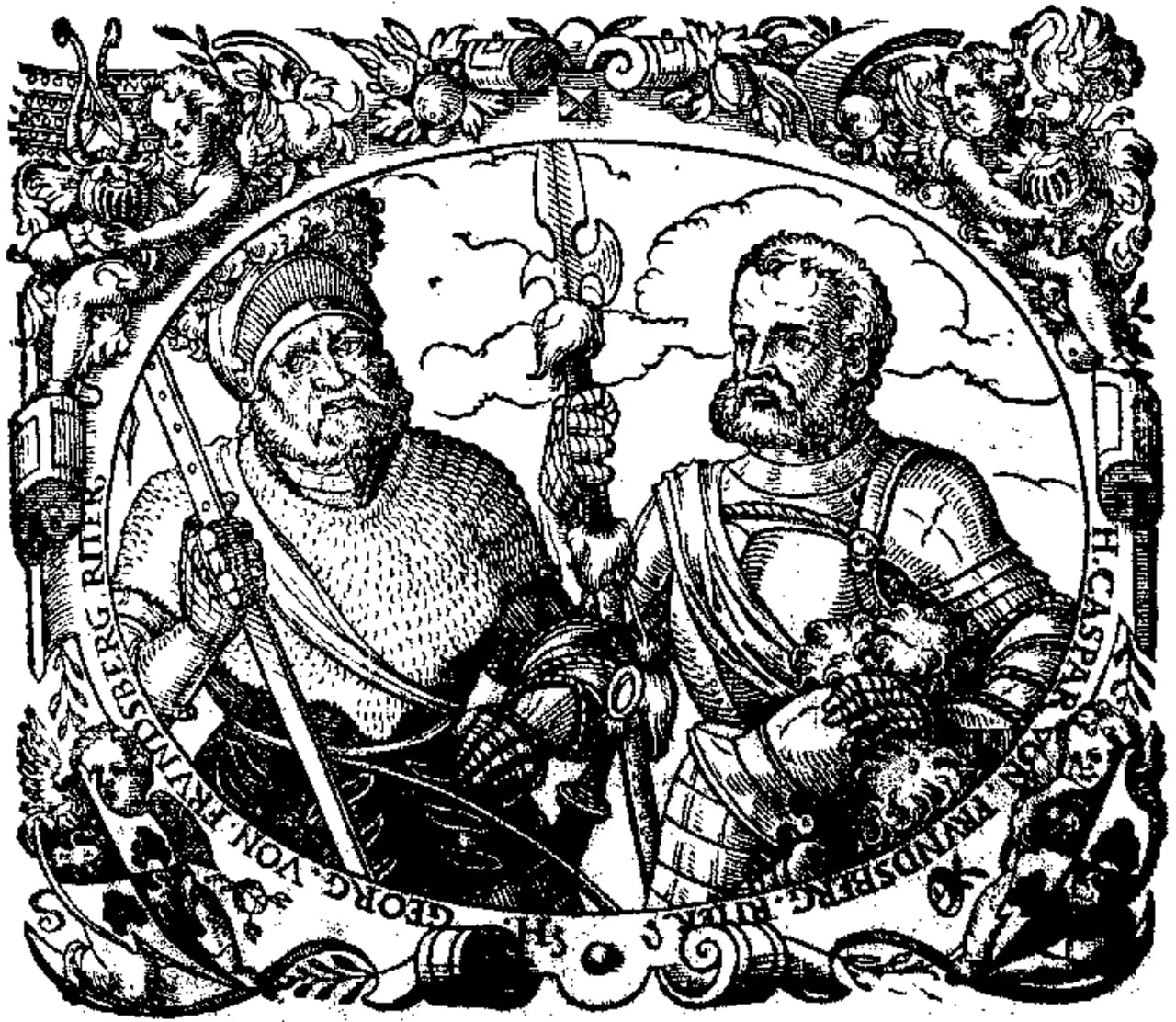 Porträt von Kaspar von Frundsberg (1501–1536) – Gedenkseite