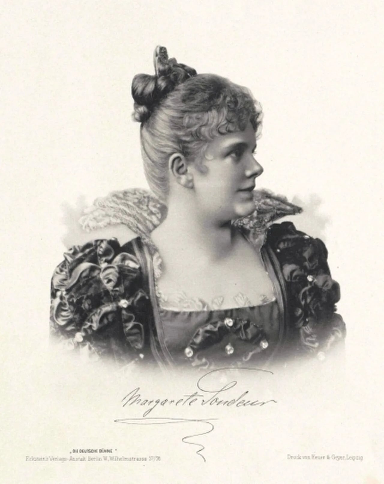 Porträt von Margarete Tondeur (1862–1944) – Gedenkseite