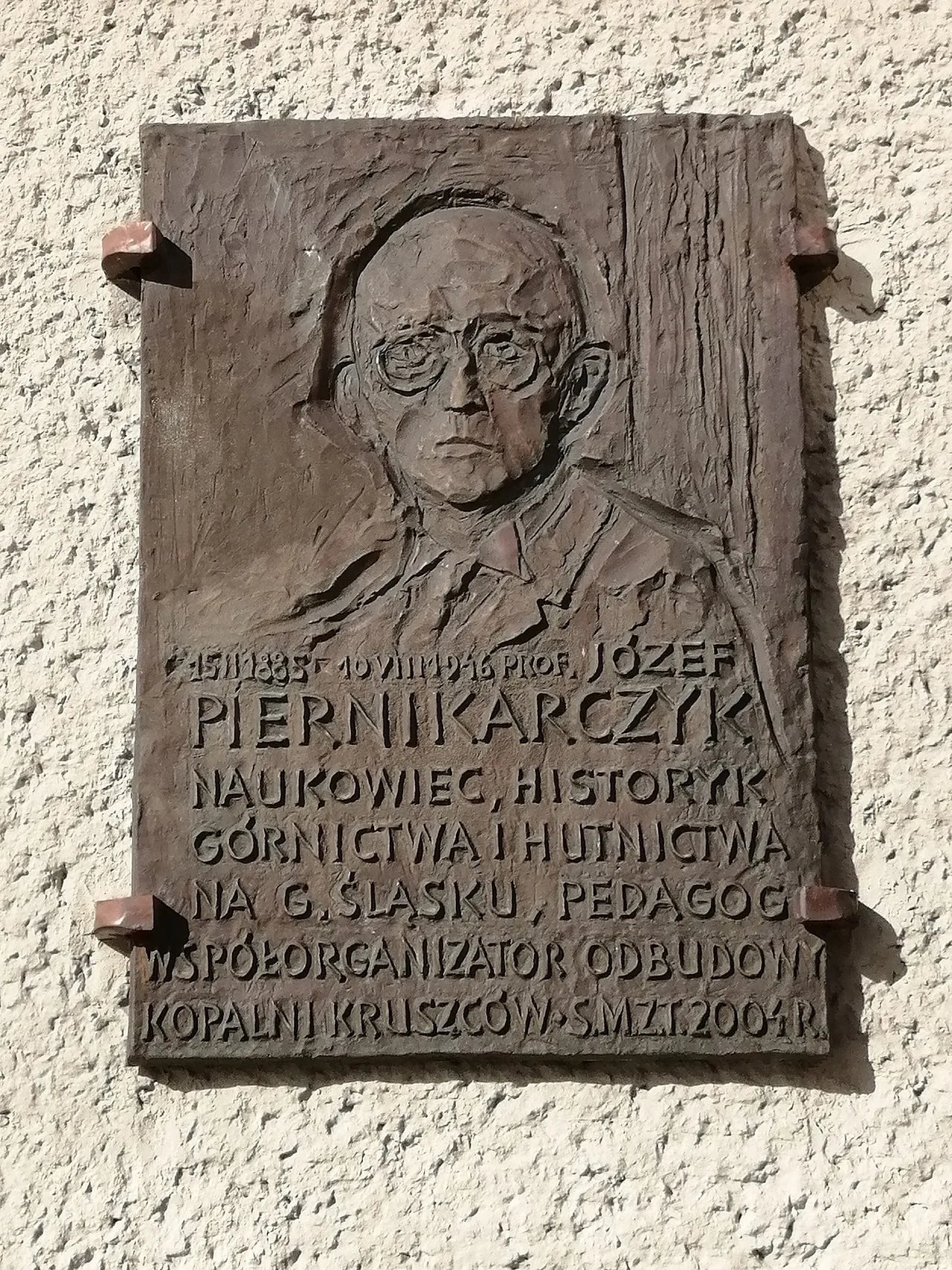 Portrait of Józef Piernikarczyk (1885–1946) – memorial page