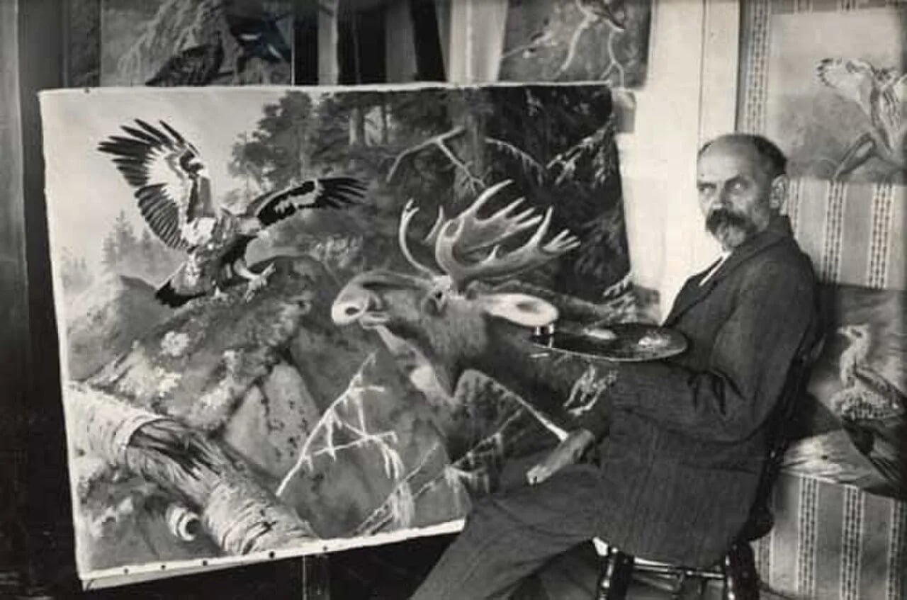 Porträt von Matti Karppanen (1873–1953) – Gedenkseite