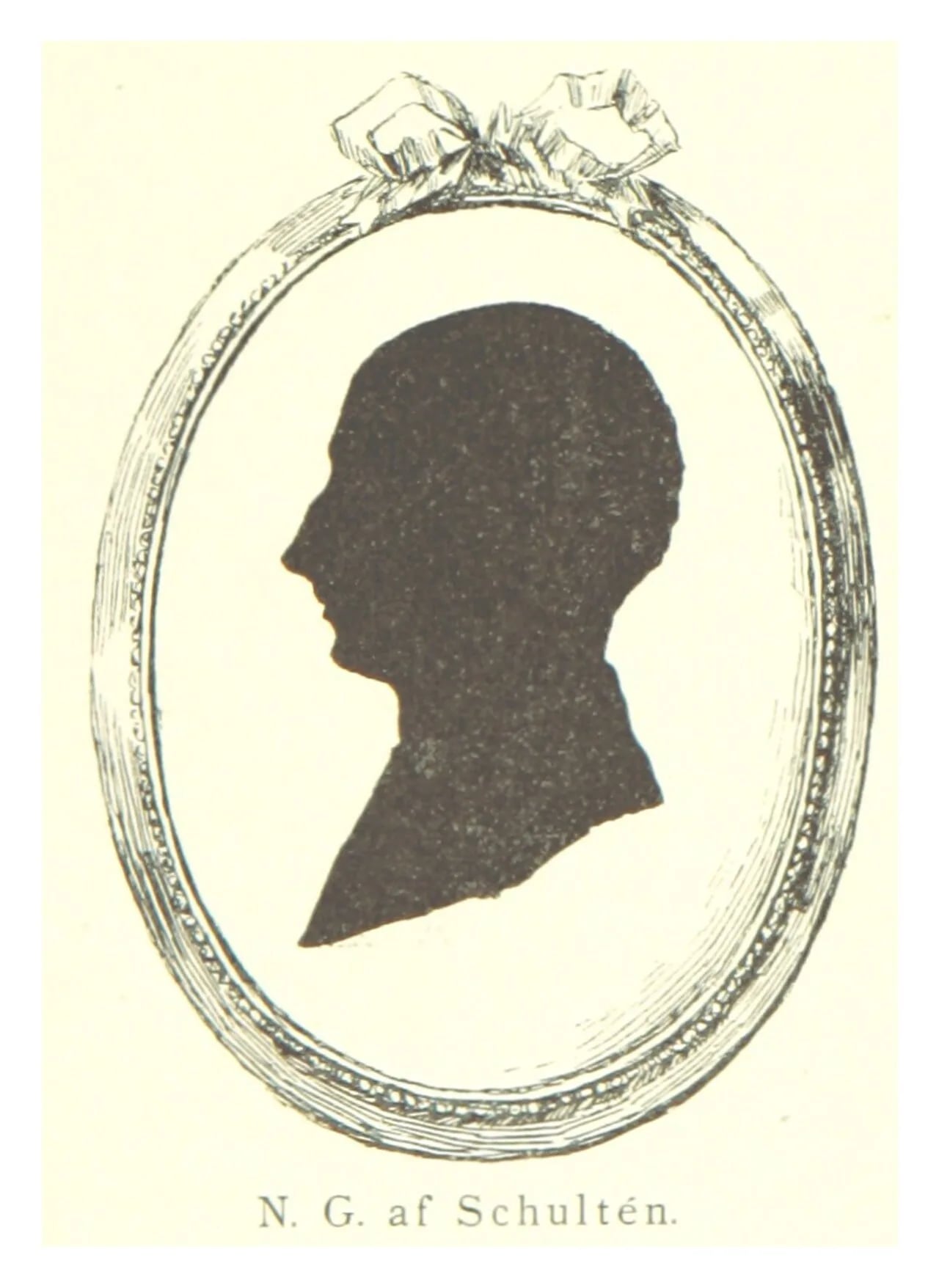Porträt von Nathanael af Schultén der Jüngere (1794–1860) – Gedenkseite