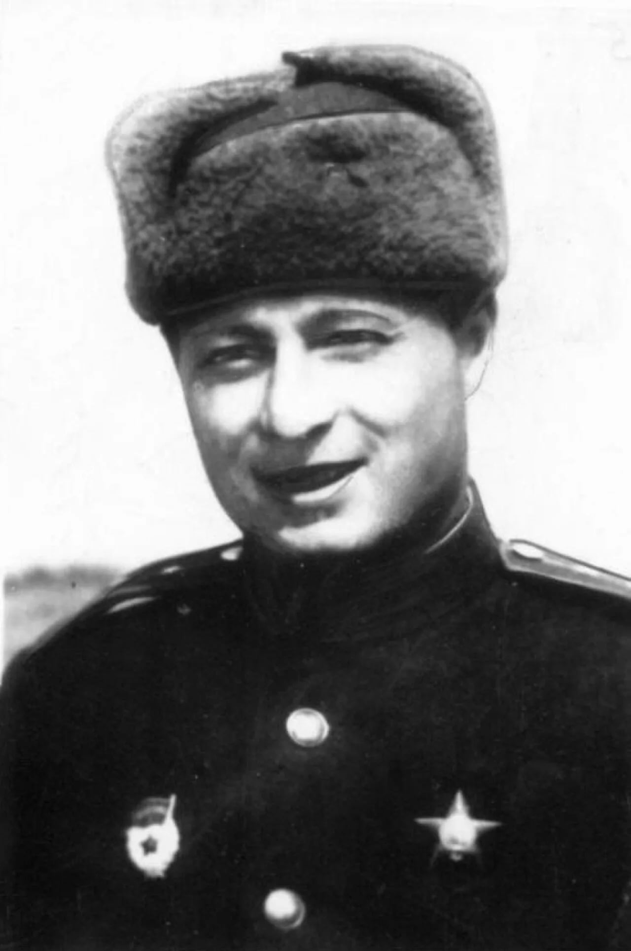 Porträt von Grigory Anikeyevich Sklyar (1917–1943) – Gedenkseite