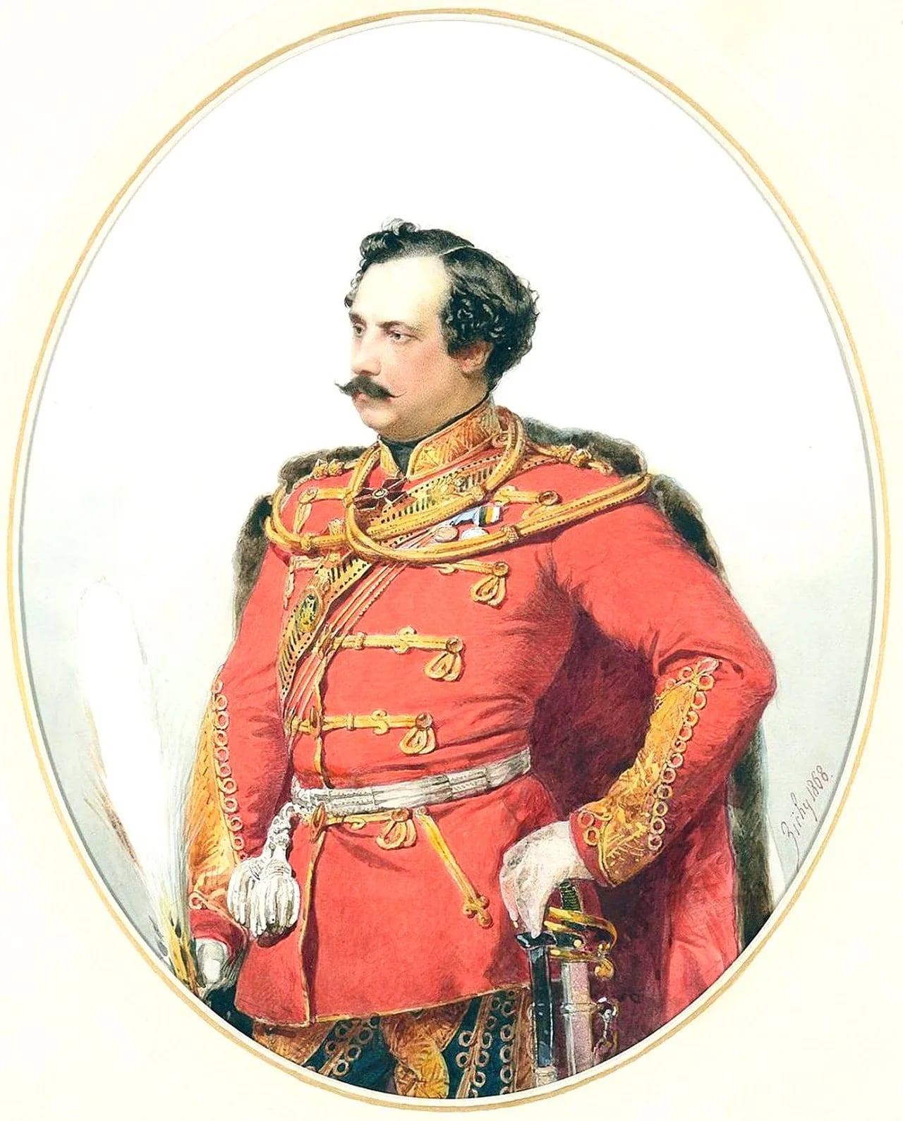 Portrait of Dmitri Alexandrowitsch Tatischtschew (1824–1876) – memorial page
