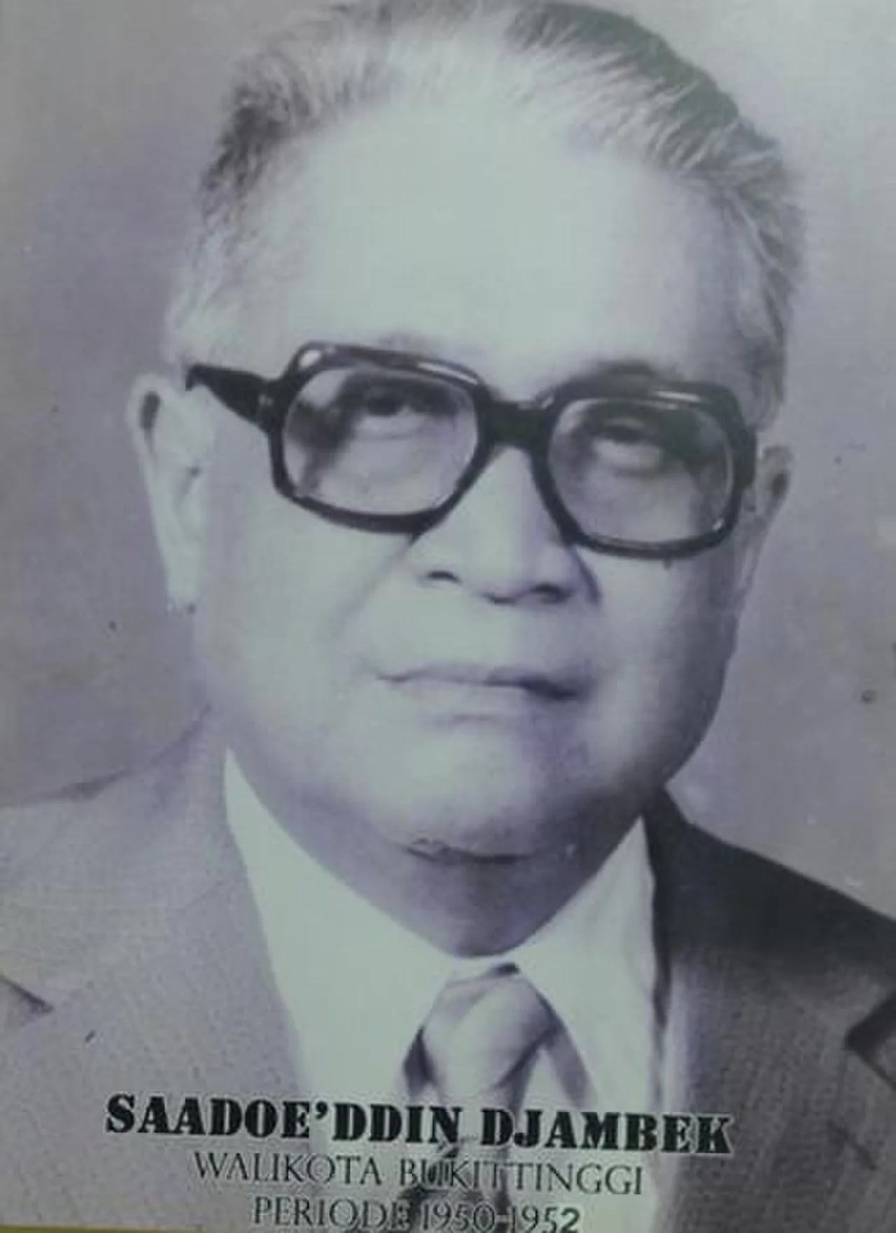 Portrait of Saadoeddin Djambek (1911–1977) – memorial page