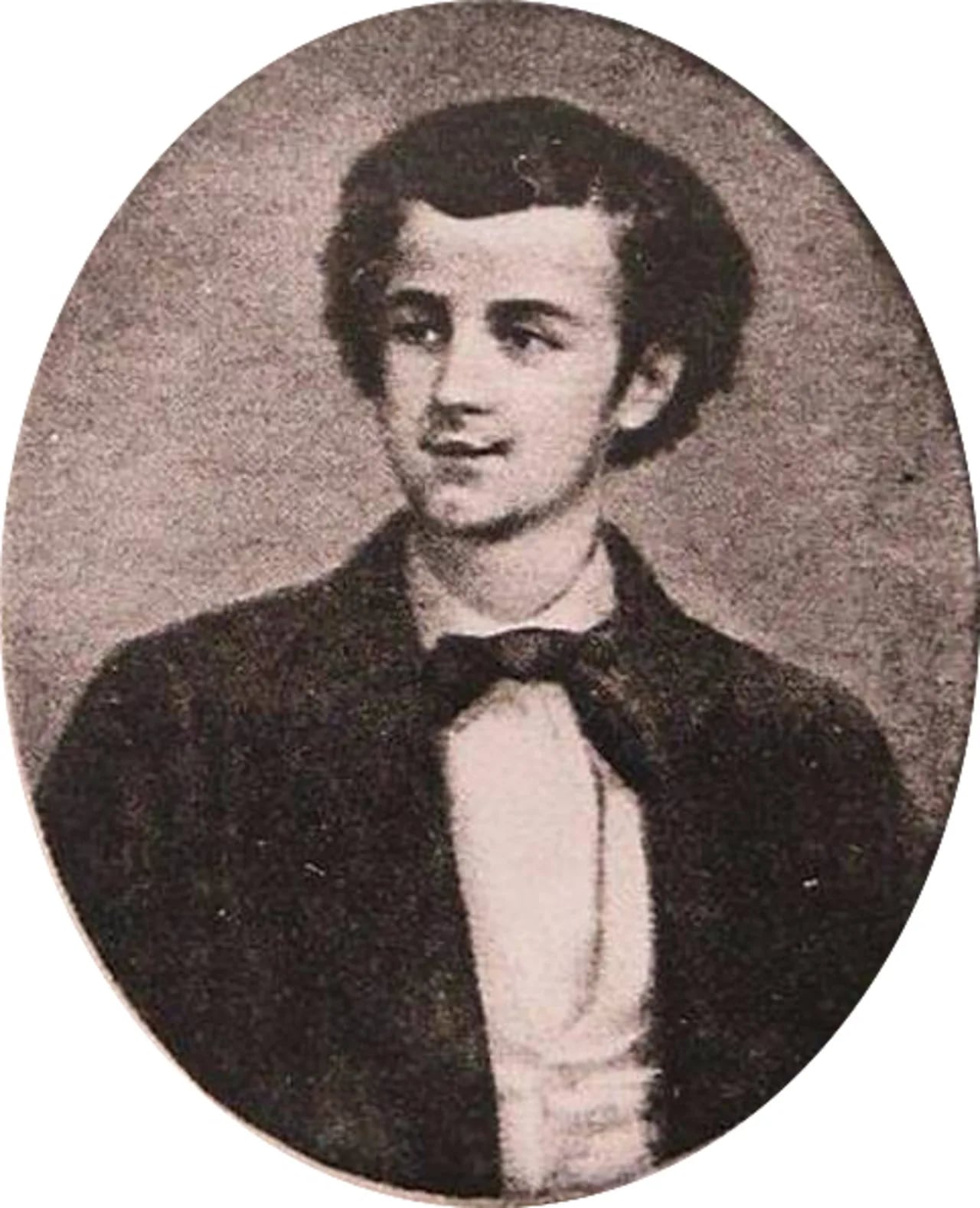 Porträt von Claude-Antoine Péccot (1856–1876) – Gedenkseite