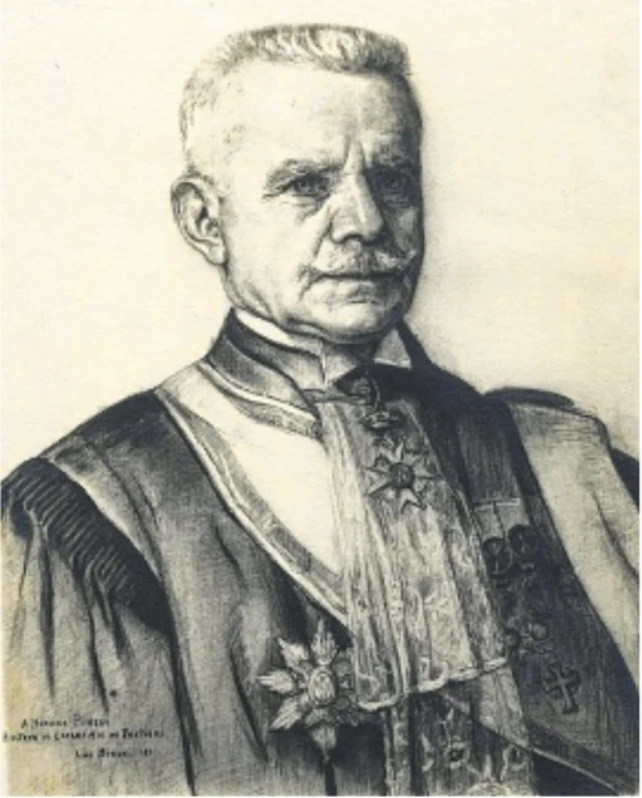 Portrait of Léon Pineau (1861–1965) – memorial page