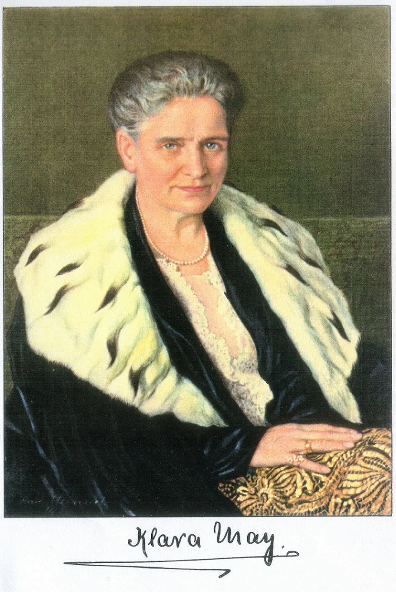 Porträt von Klara May (1864–1944) – Gedenkseite
