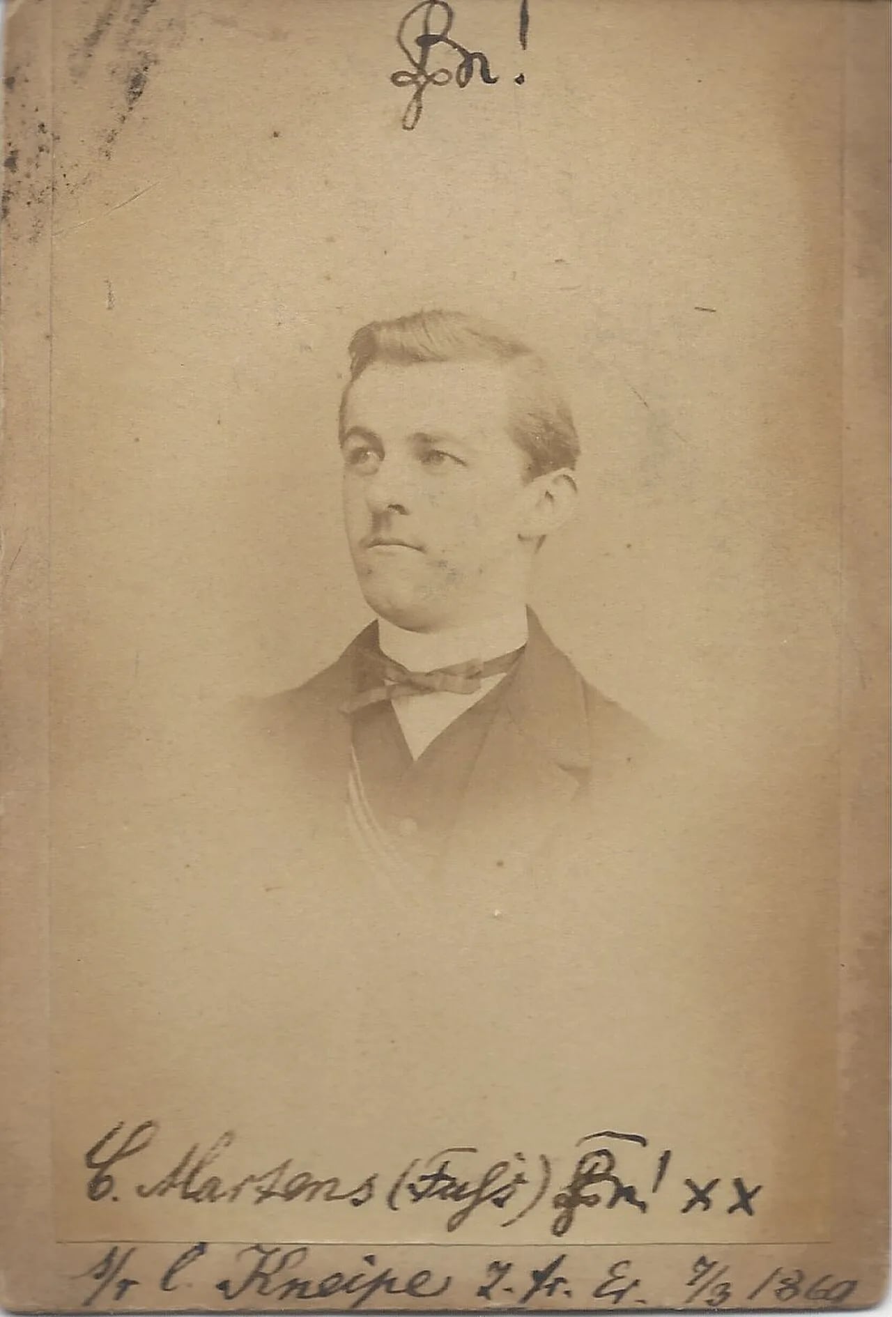 Porträt von Christian Martens (1845–1917) – Gedenkseite