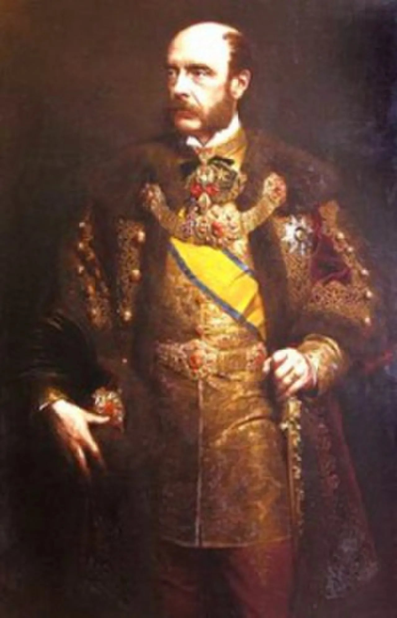 Porträt von Paul IV. Esterházy de Galantha (1843–1898) – Gedenkseite