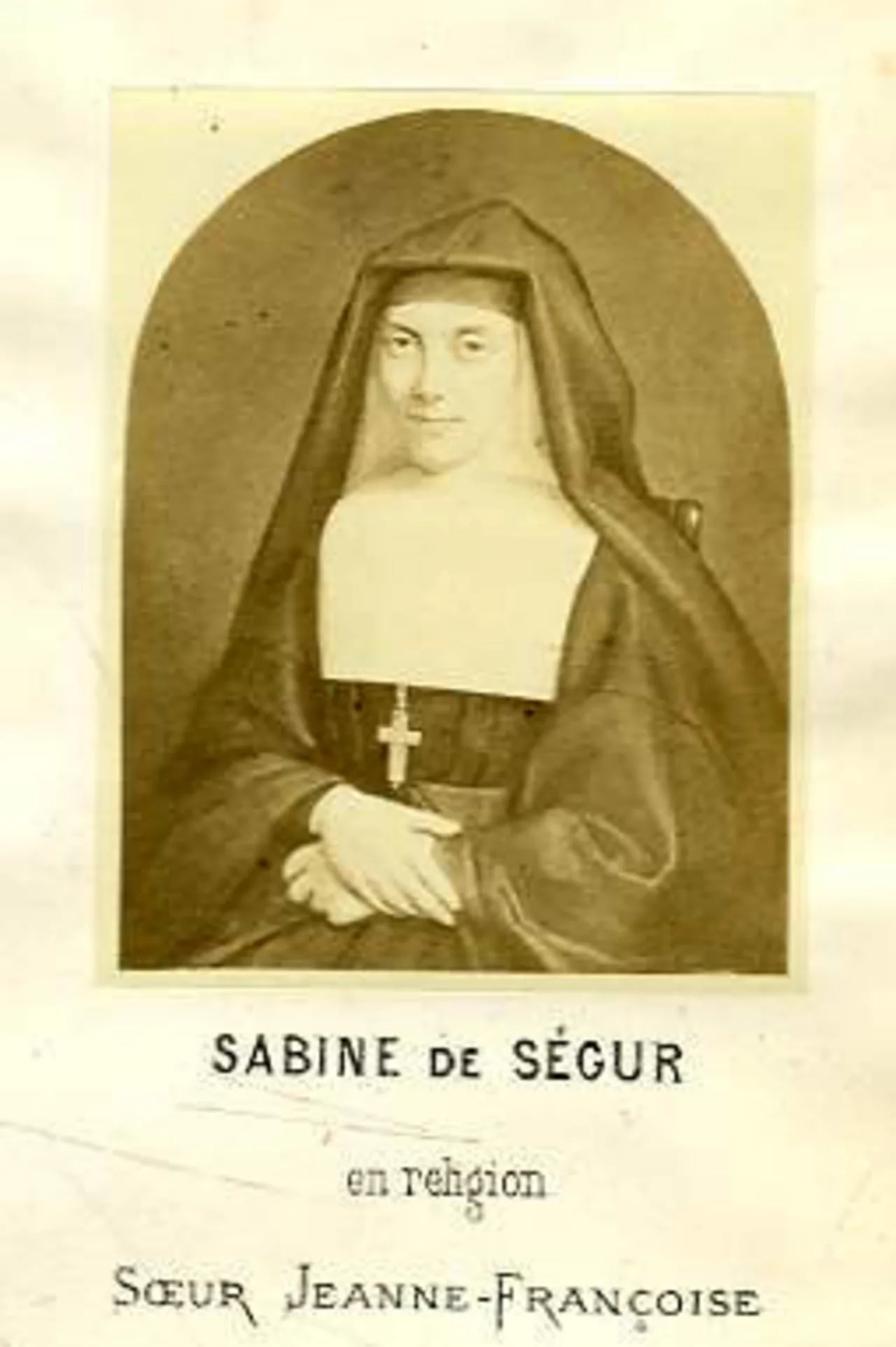 Portrait of Sabine de Ségur (1829–1868) – memorial page