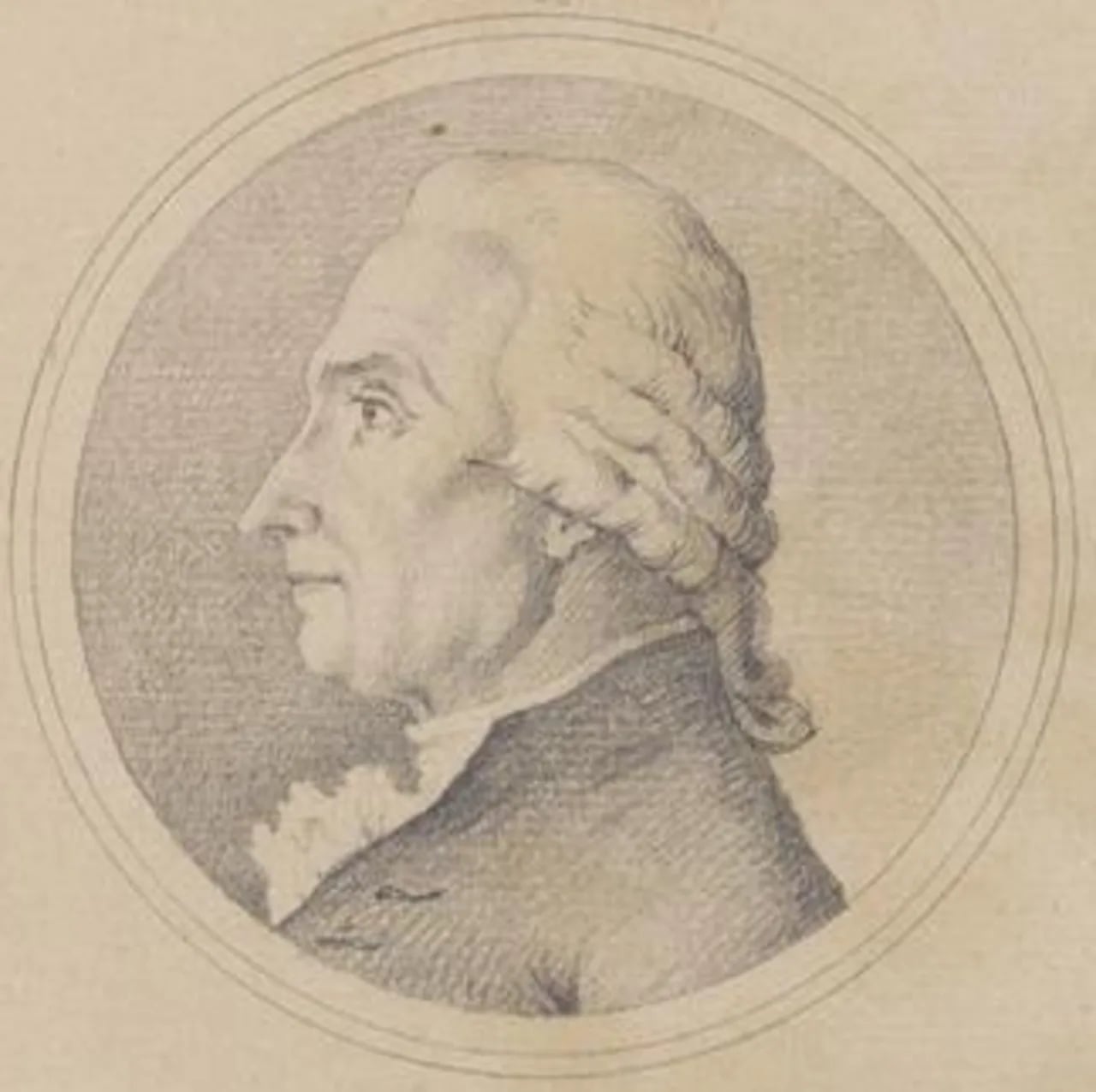 Porträt von Jacques-Alexis Francheteau de La Glaustière (1731–1815) – Gedenkseite