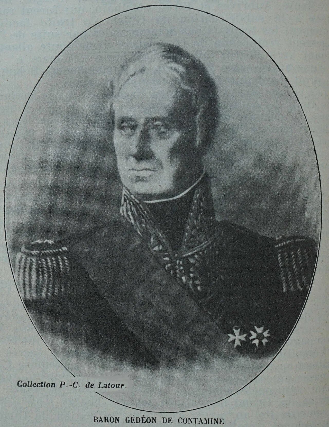 Portrait of Gédéon de Contamine (1764–1851) – memorial page
