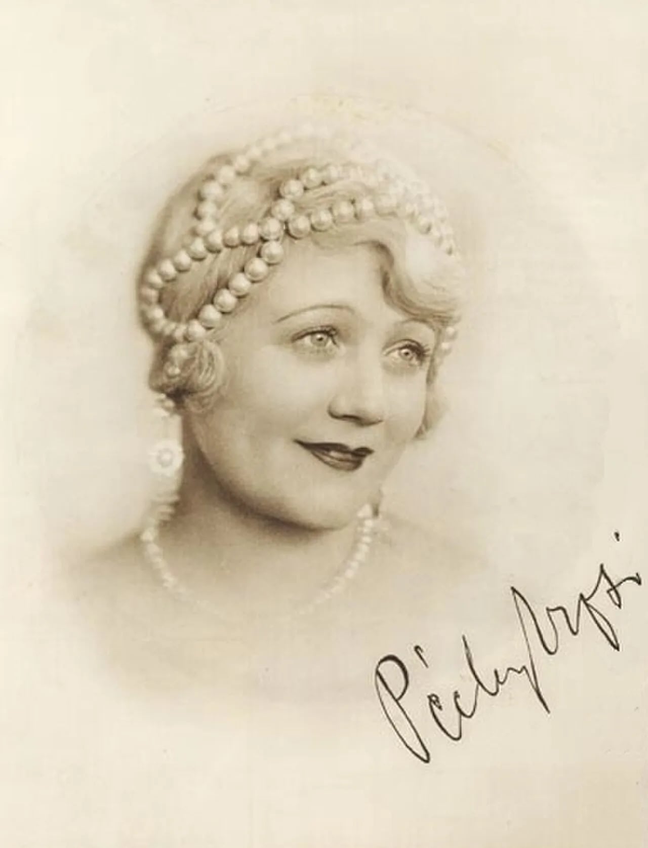 Portrait of Erzsi Péchy (1888–1933) – memorial page