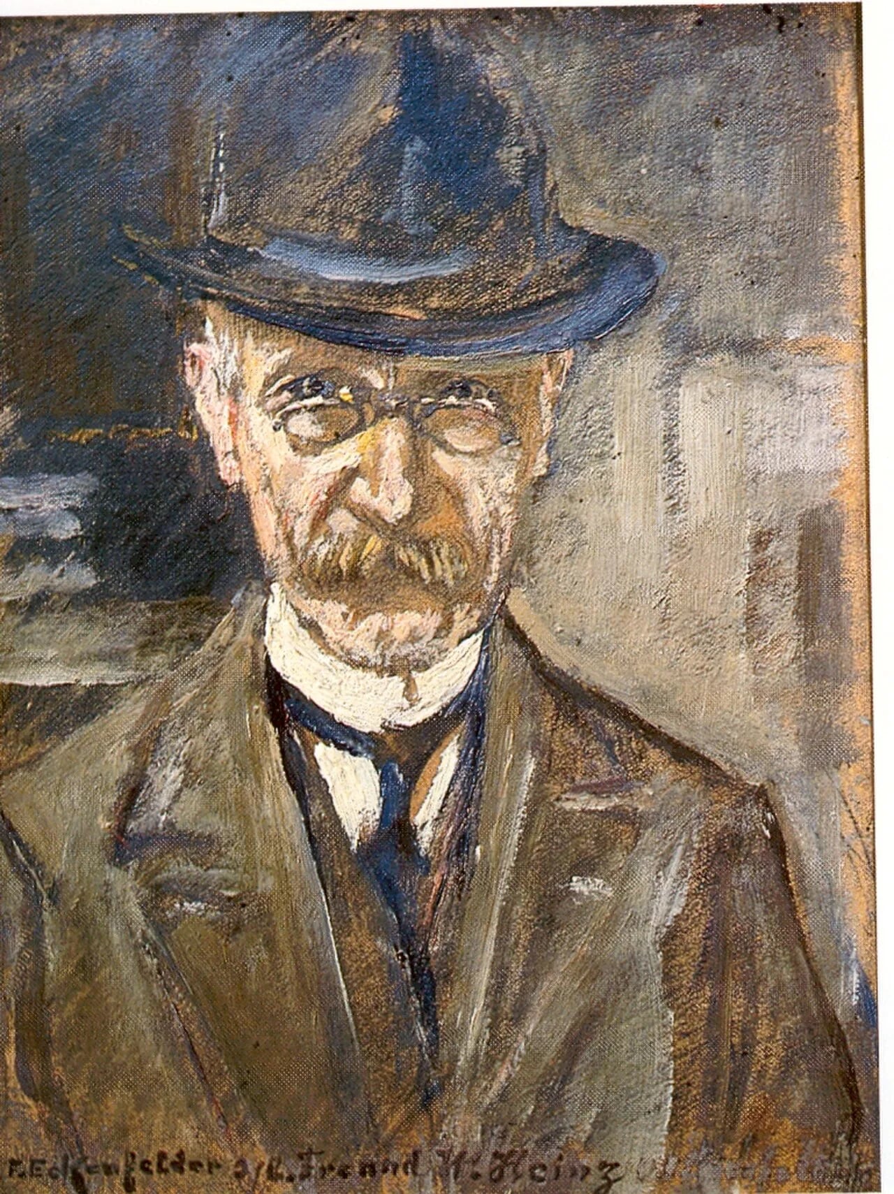 Porträt von Friedrich Eckenfelder (1861–1938) – Gedenkseite