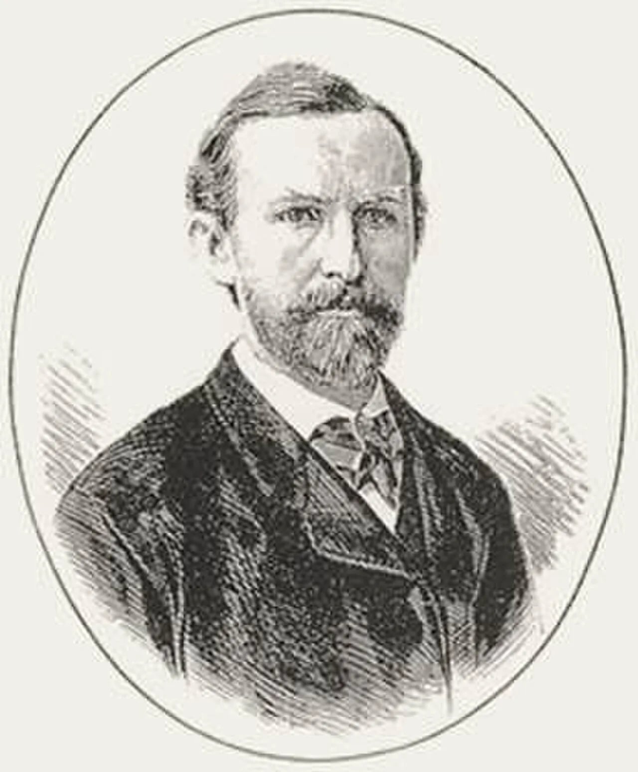 Porträt von Christian Ludwig Bokelmann (1844–1894) – Gedenkseite