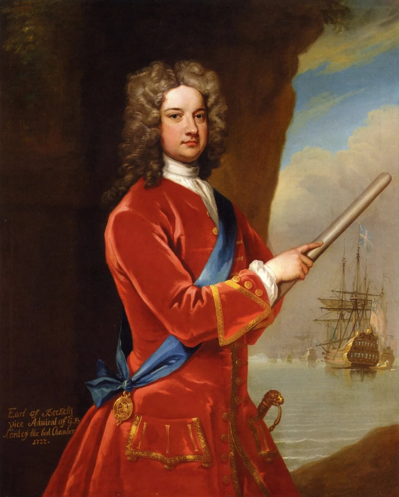 Porträt von James Berkeley, 3rd Earl of Berkeley (1679–1736) – Gedenkseite