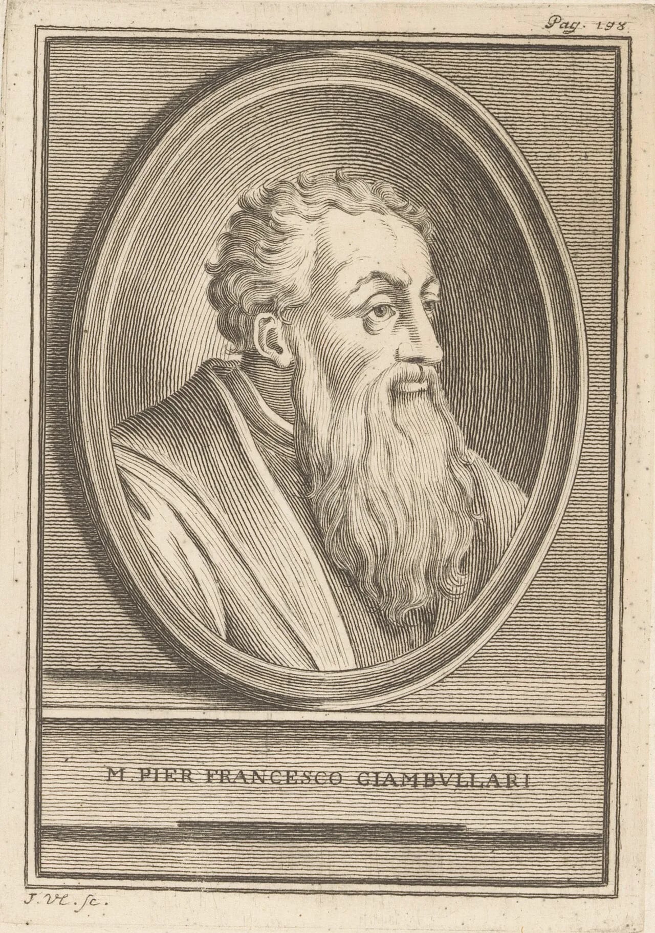 Porträt von Pierfrancesco Giambullari (1495–1555) – Gedenkseite
