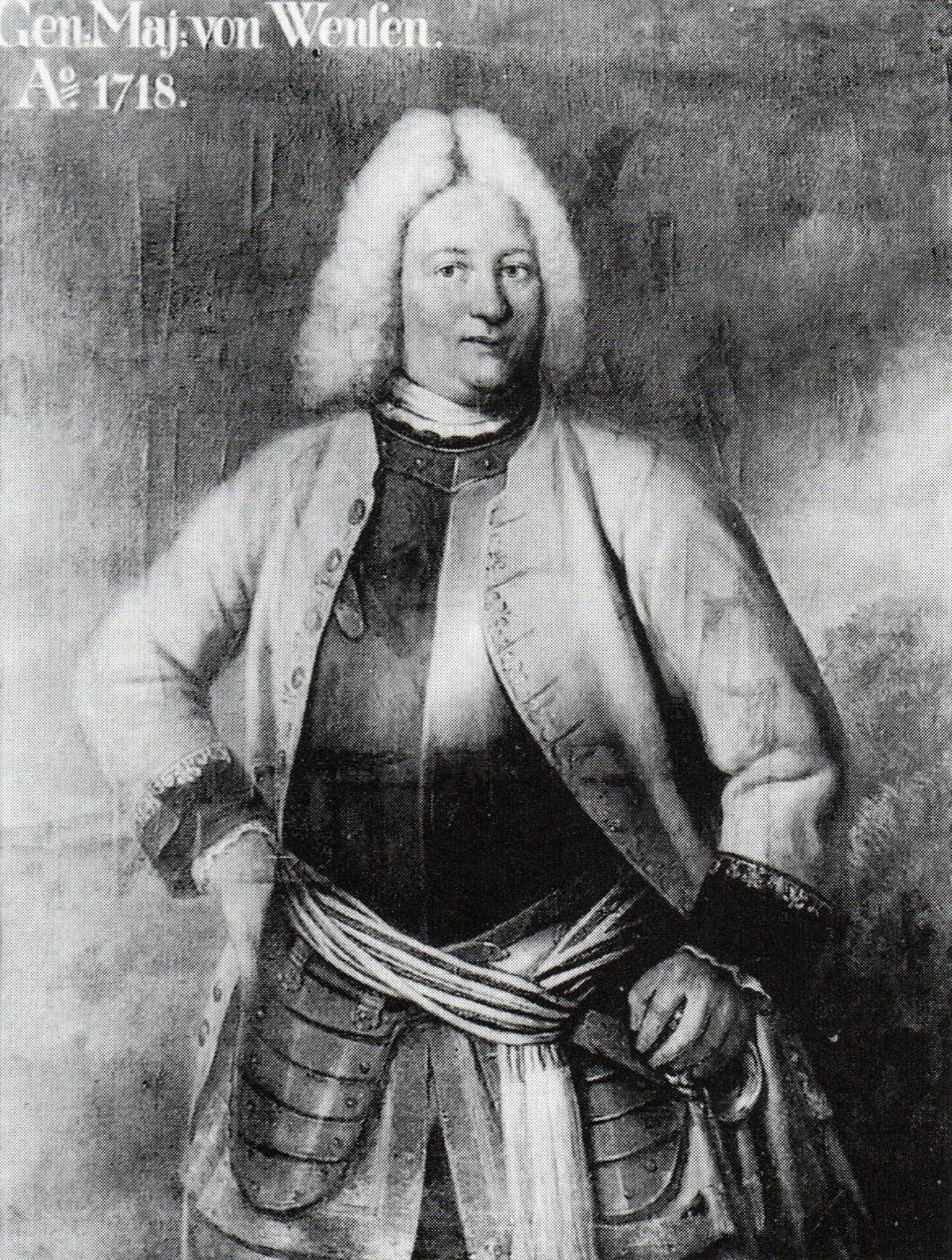 Portrait of Georg Joachim von der Wense (1666–1725) – memorial page