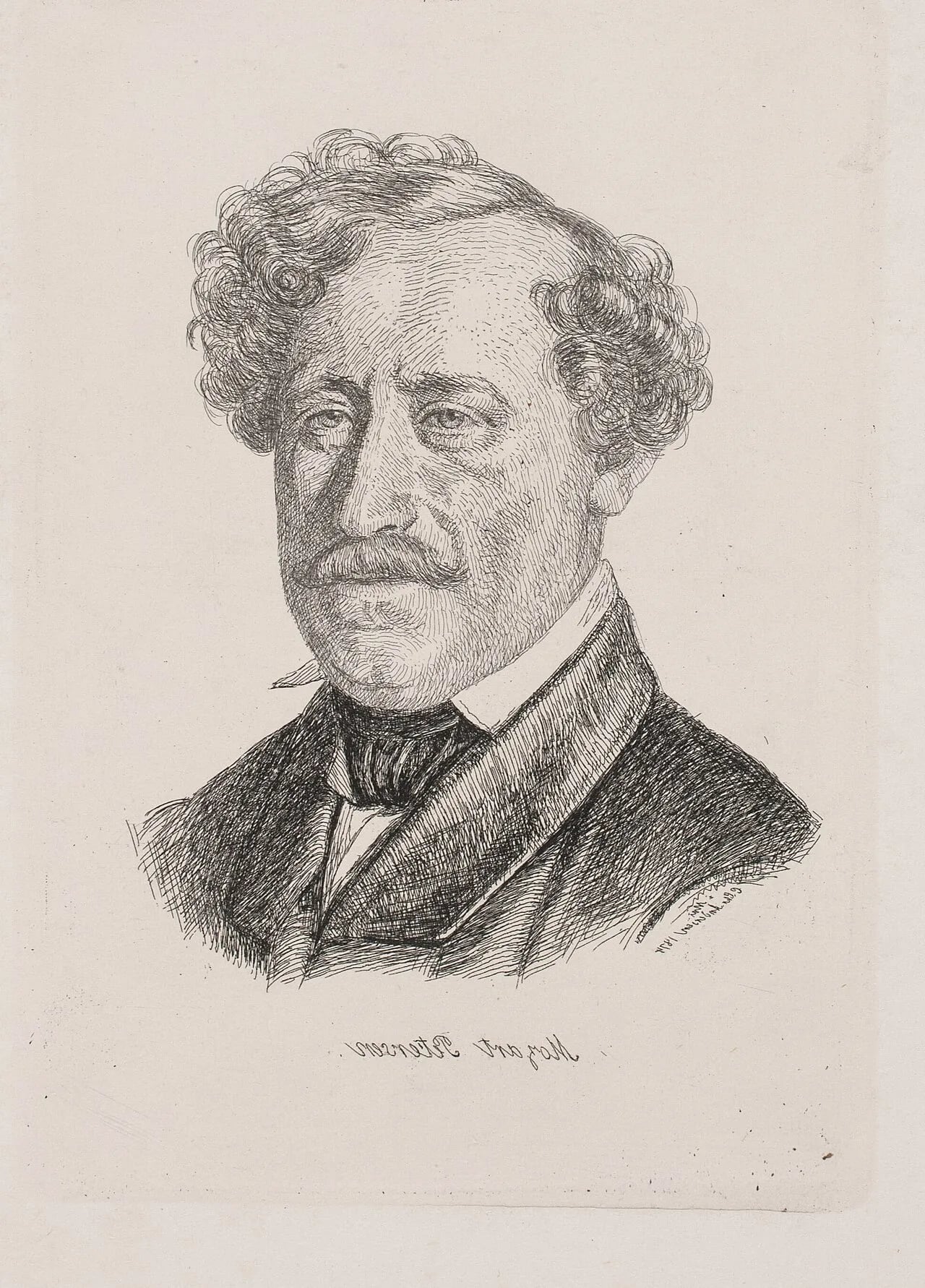 Portrait of Mozart Petersen (1817–1874) – memorial page