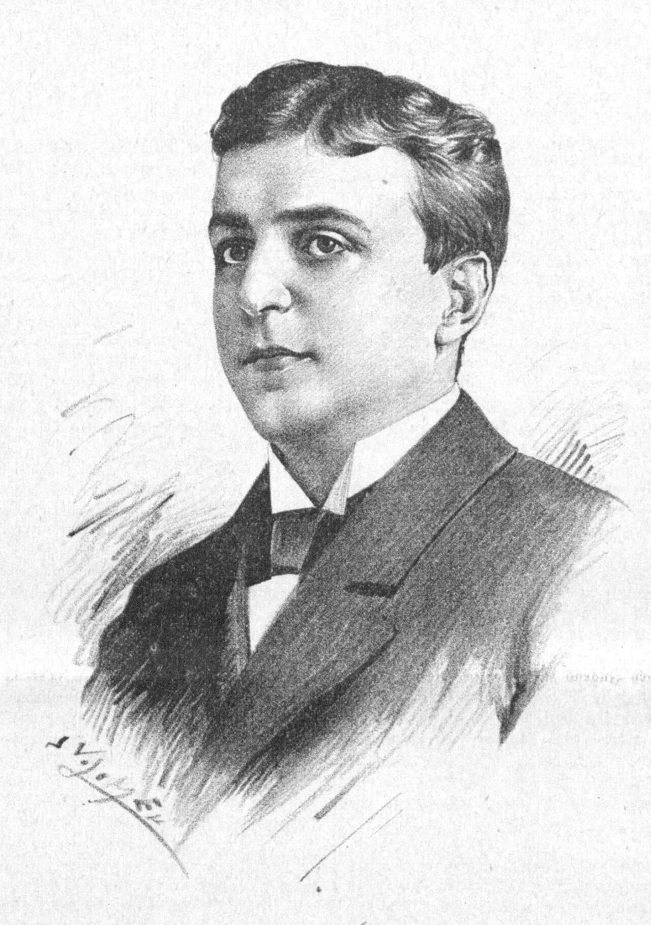 Porträt von Hugo Jessen (1867–1906) – Gedenkseite
