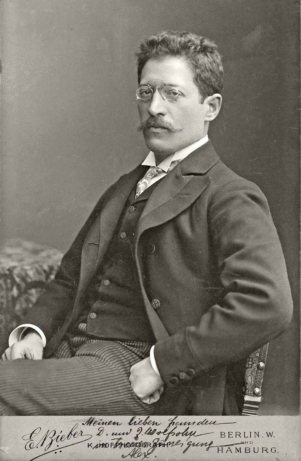 Porträt von Alexander Marmorek (1865–1923) – Gedenkseite