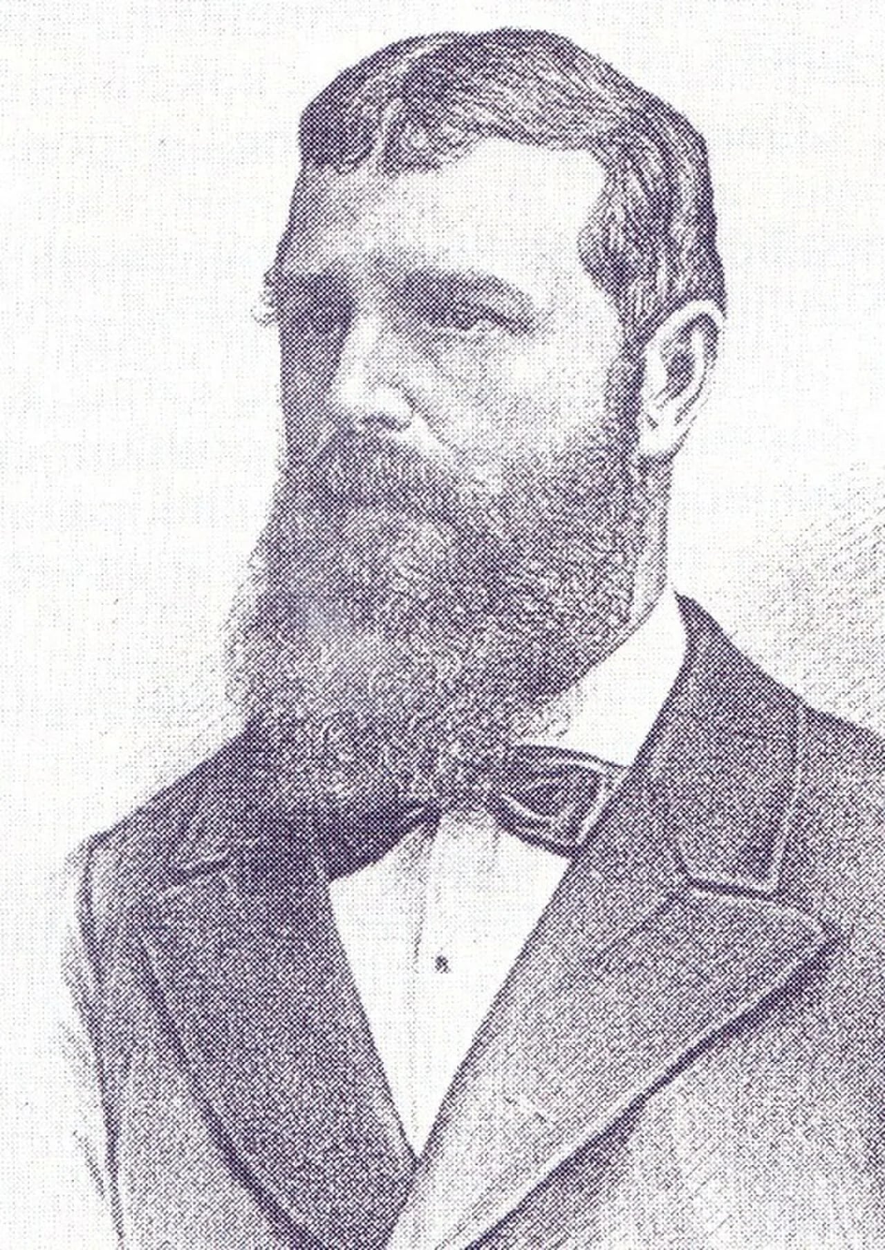 Porträt von Radoslav Lopašić (1835–1893) – Gedenkseite