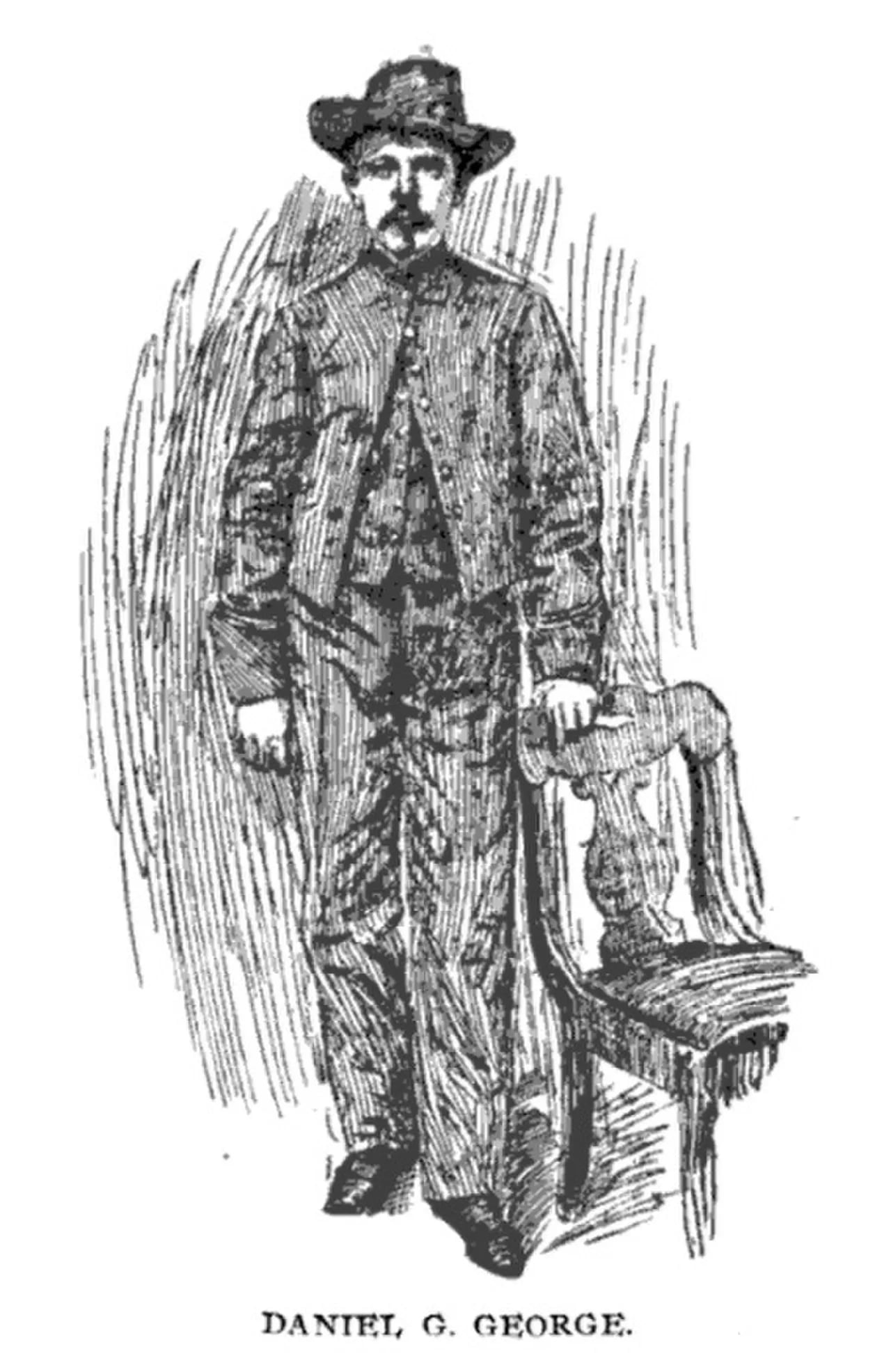 Porträt von Daniel G. George (1840–1916) – Gedenkseite