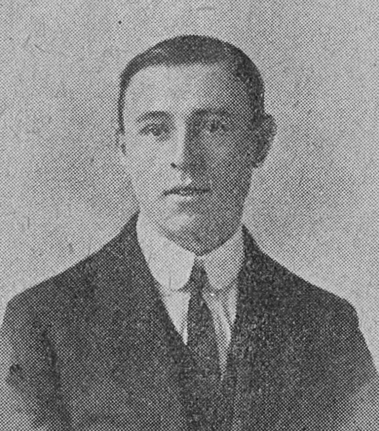 Porträt von Bertie Rosier (1893–1939) – Gedenkseite