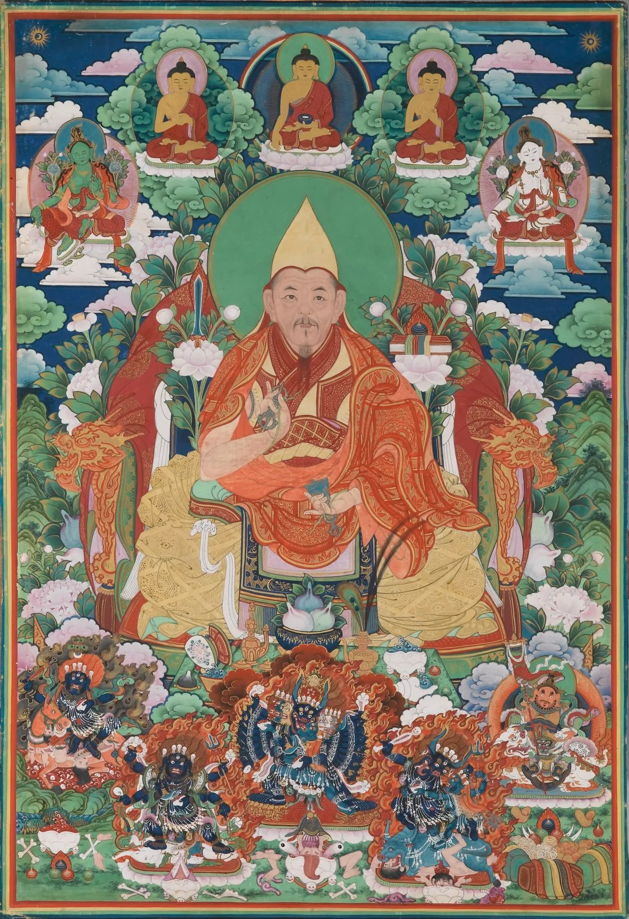Porträt von Ngawang Lobsang Chöden (1642–1714) – Gedenkseite