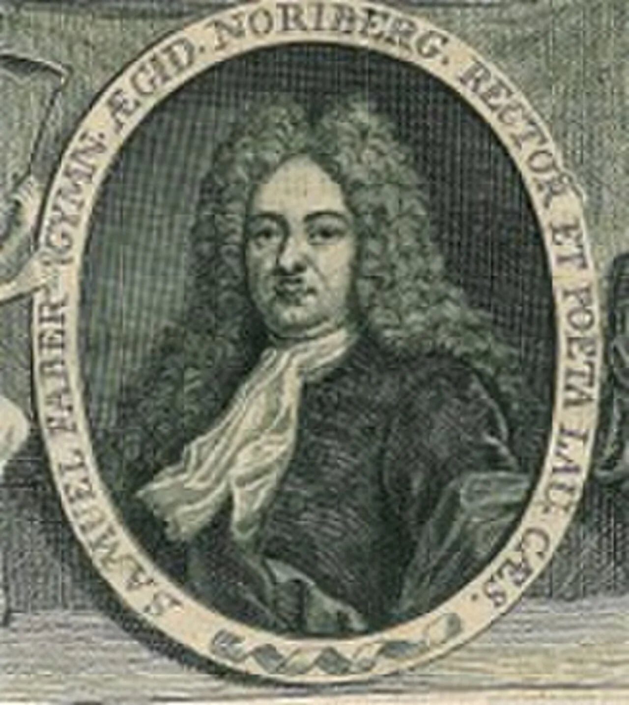 Porträt von Samuel Faber (1657–1716) – Gedenkseite