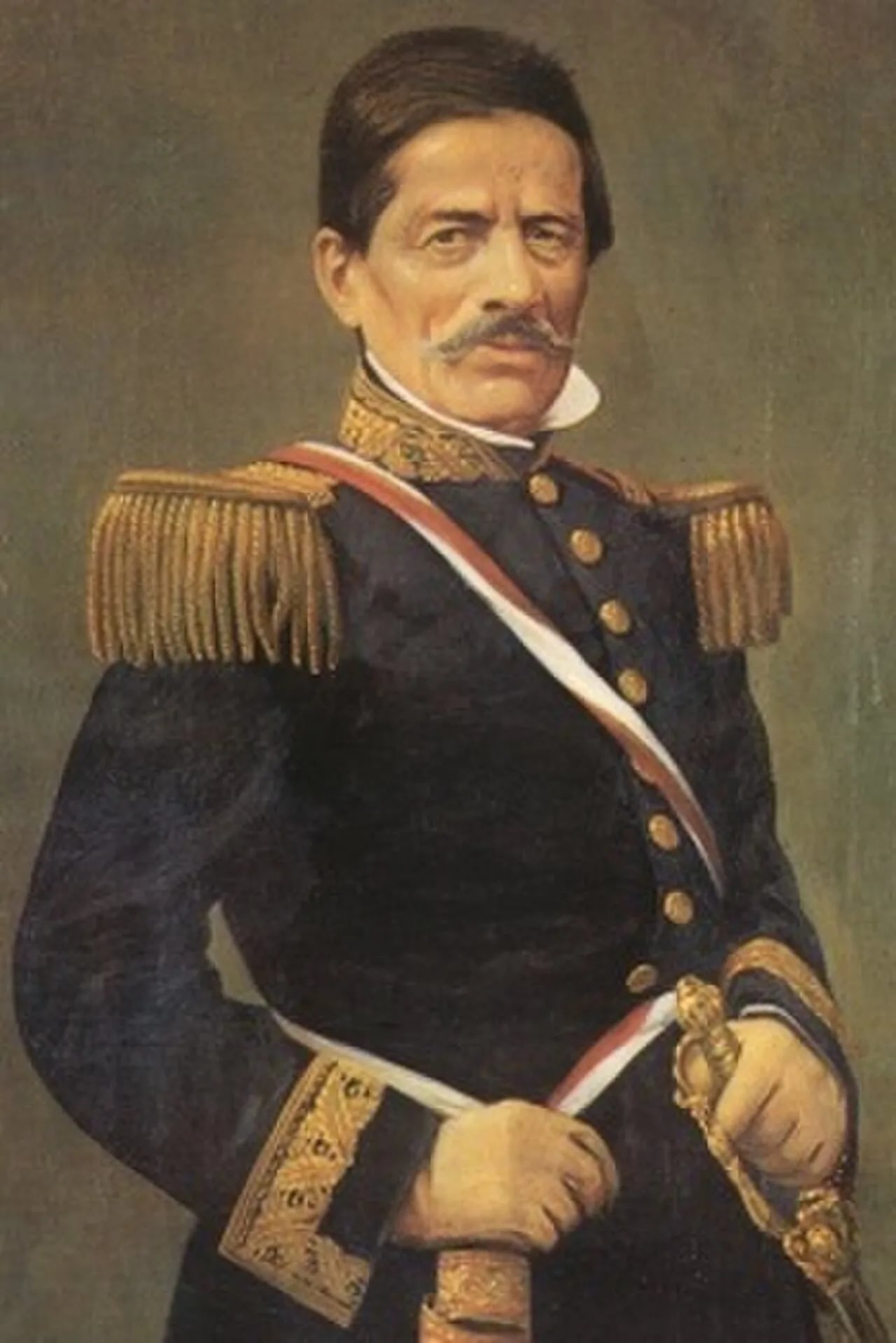 Porträt von Ramón Castilla (1797–1867) – Gedenkseite