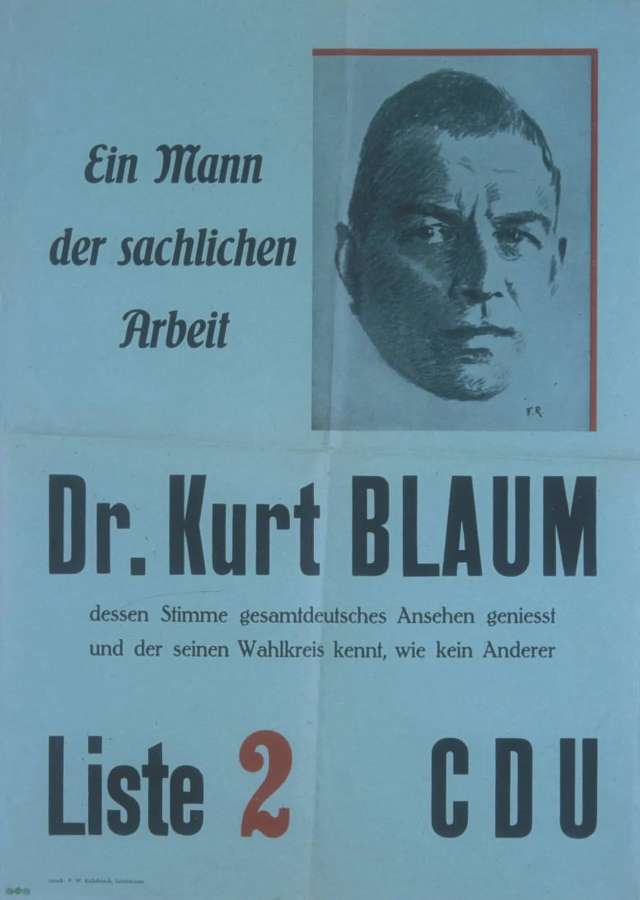 Portrait of Kurt Blaum (1884–1970) – memorial page