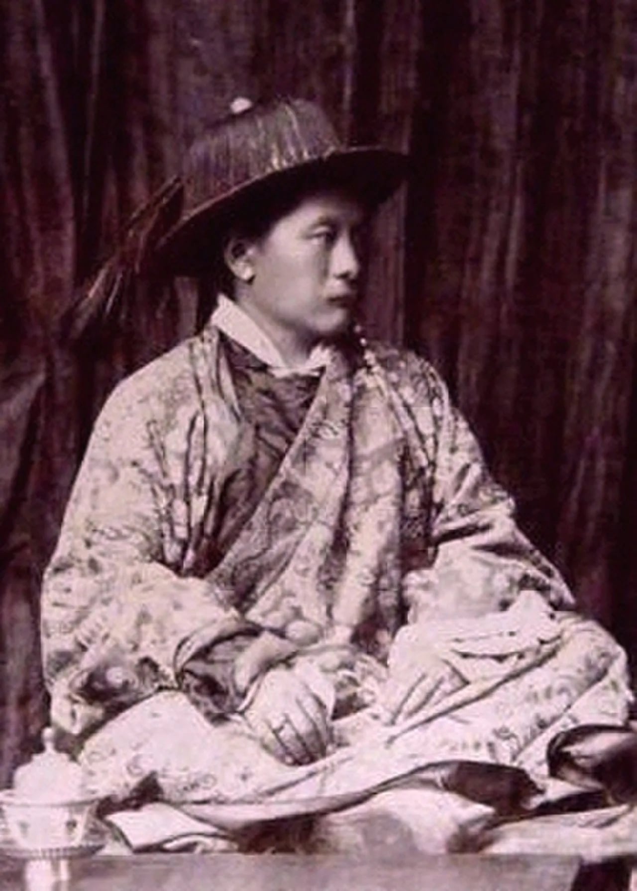 Porträt von Thutob Namgyal (1860–1914) – Gedenkseite