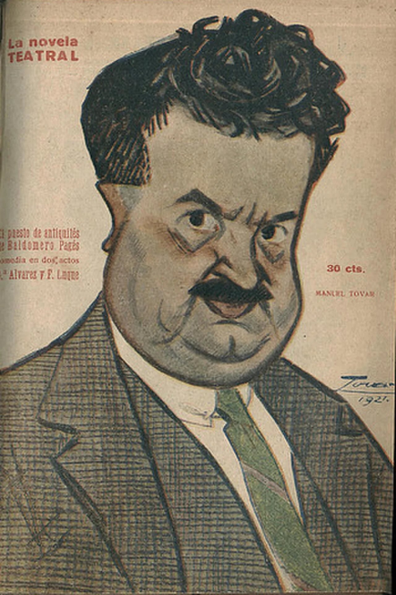Portrait of Manuel Tovar (1875–1935) – memorial page