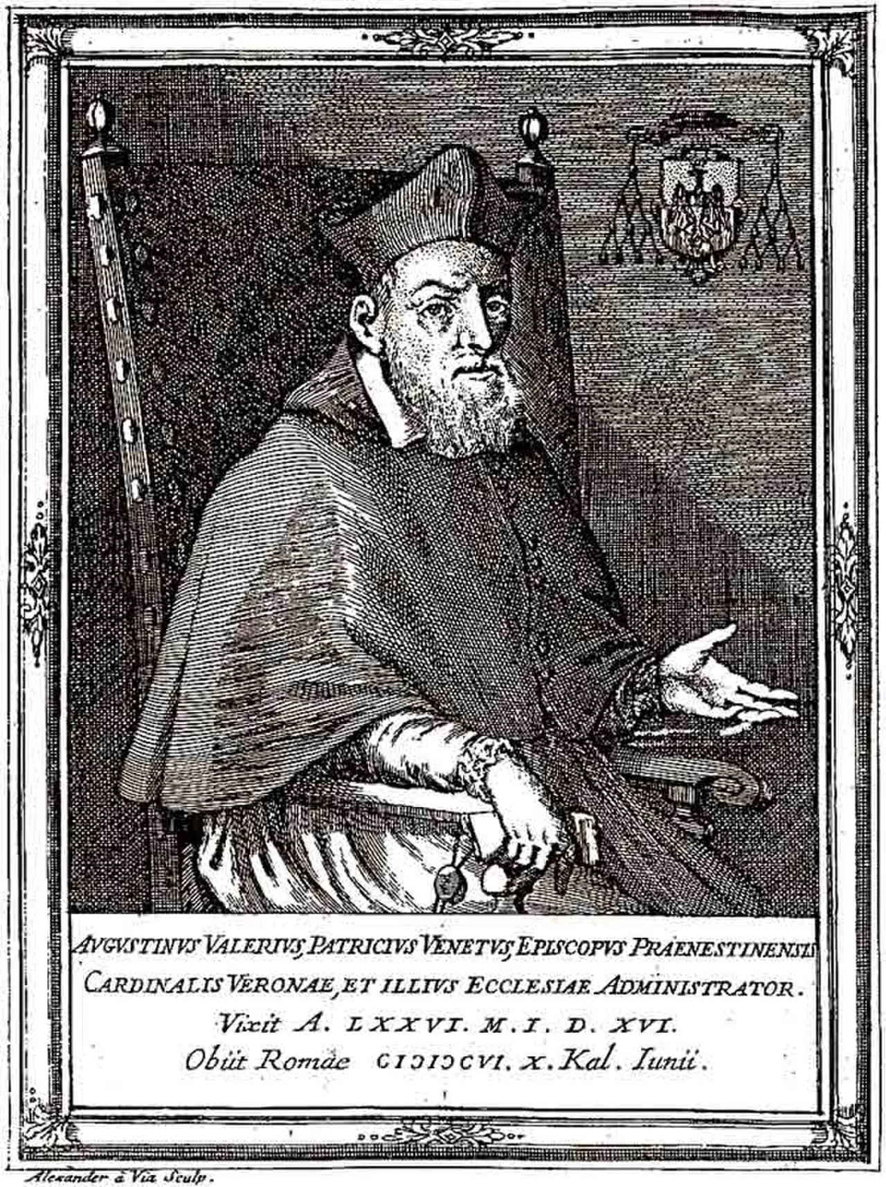 Portrait of Agostino Valier (1531–1606) – memorial page
