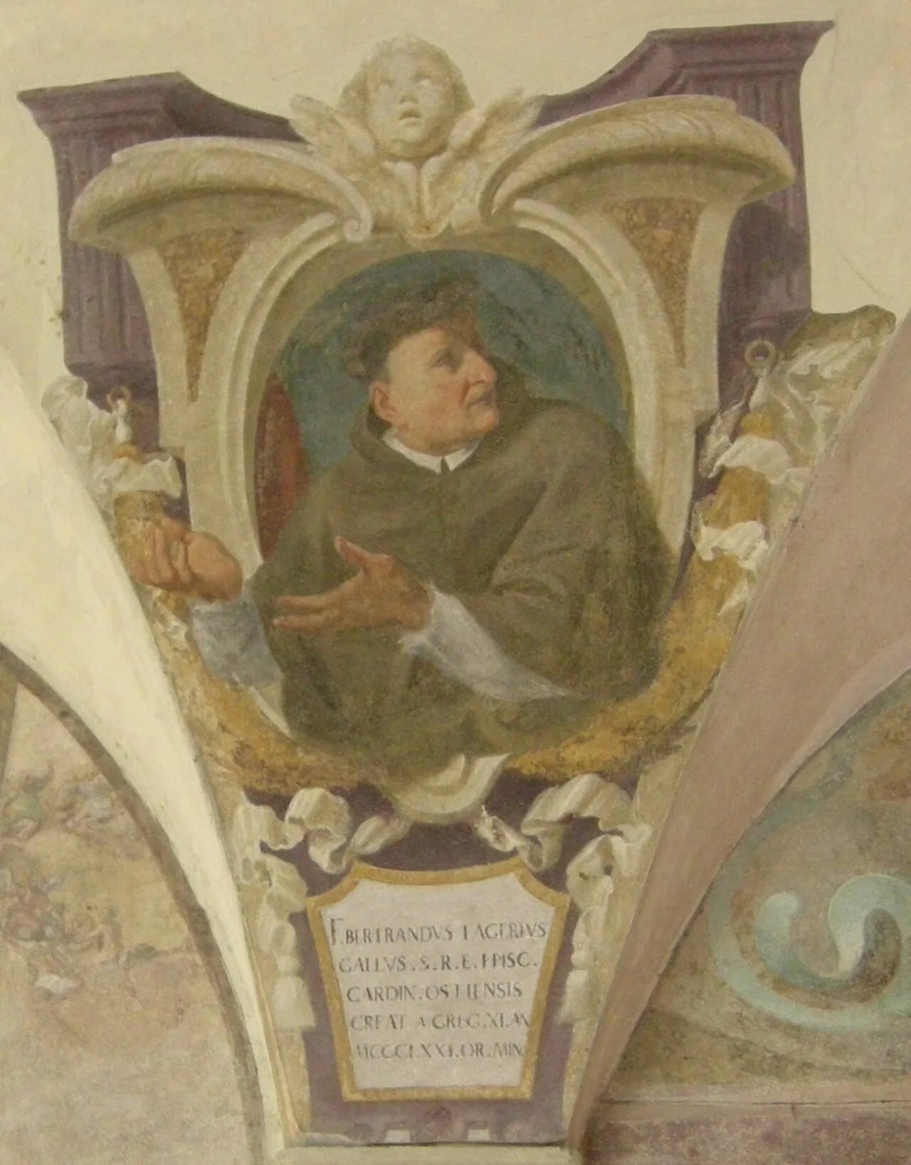Porträt von Bertrand Lagier (1320–1392) – Gedenkseite