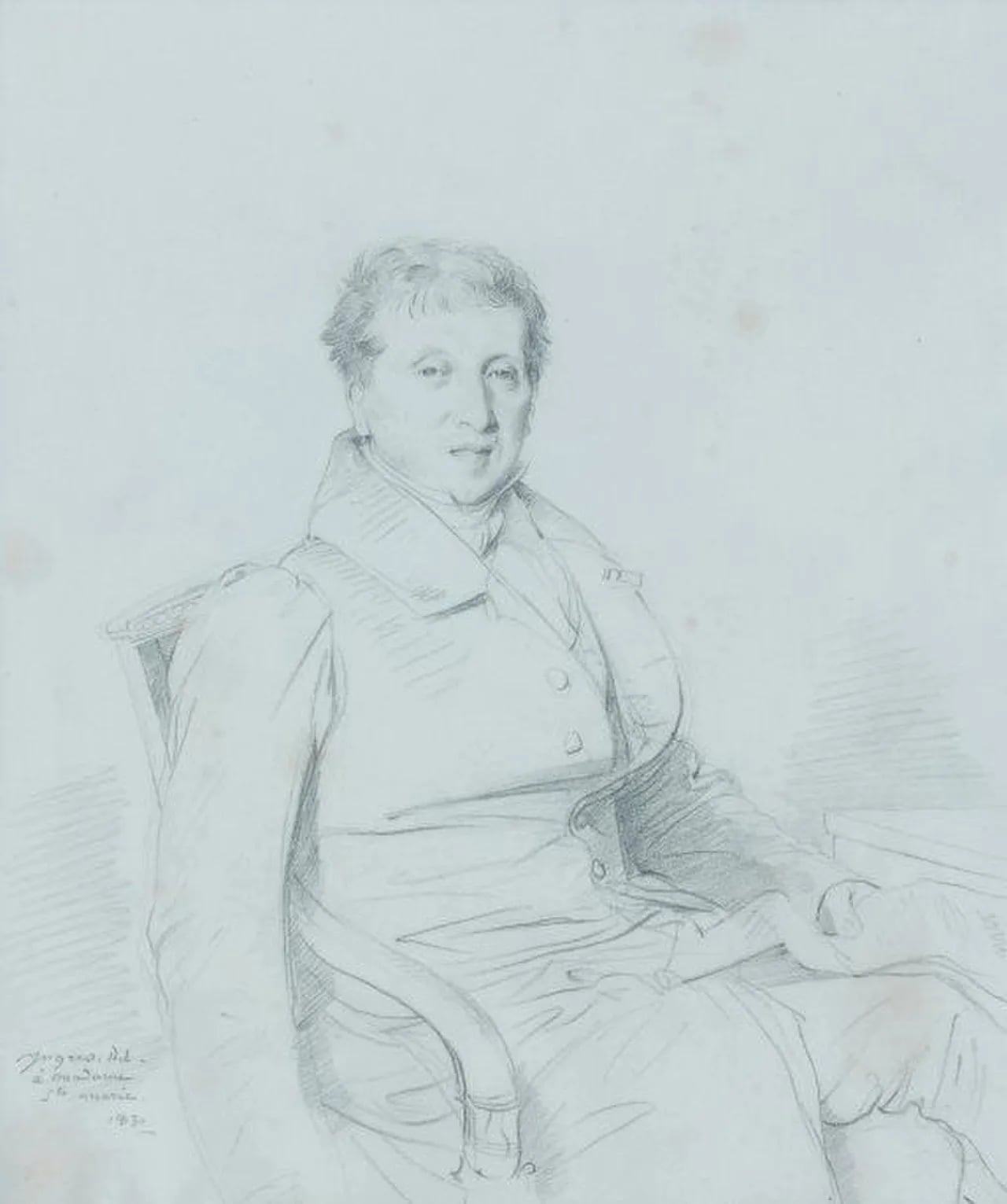 Porträt von Marin Marcotte de Sainte-Marie (1783–1859) – Gedenkseite