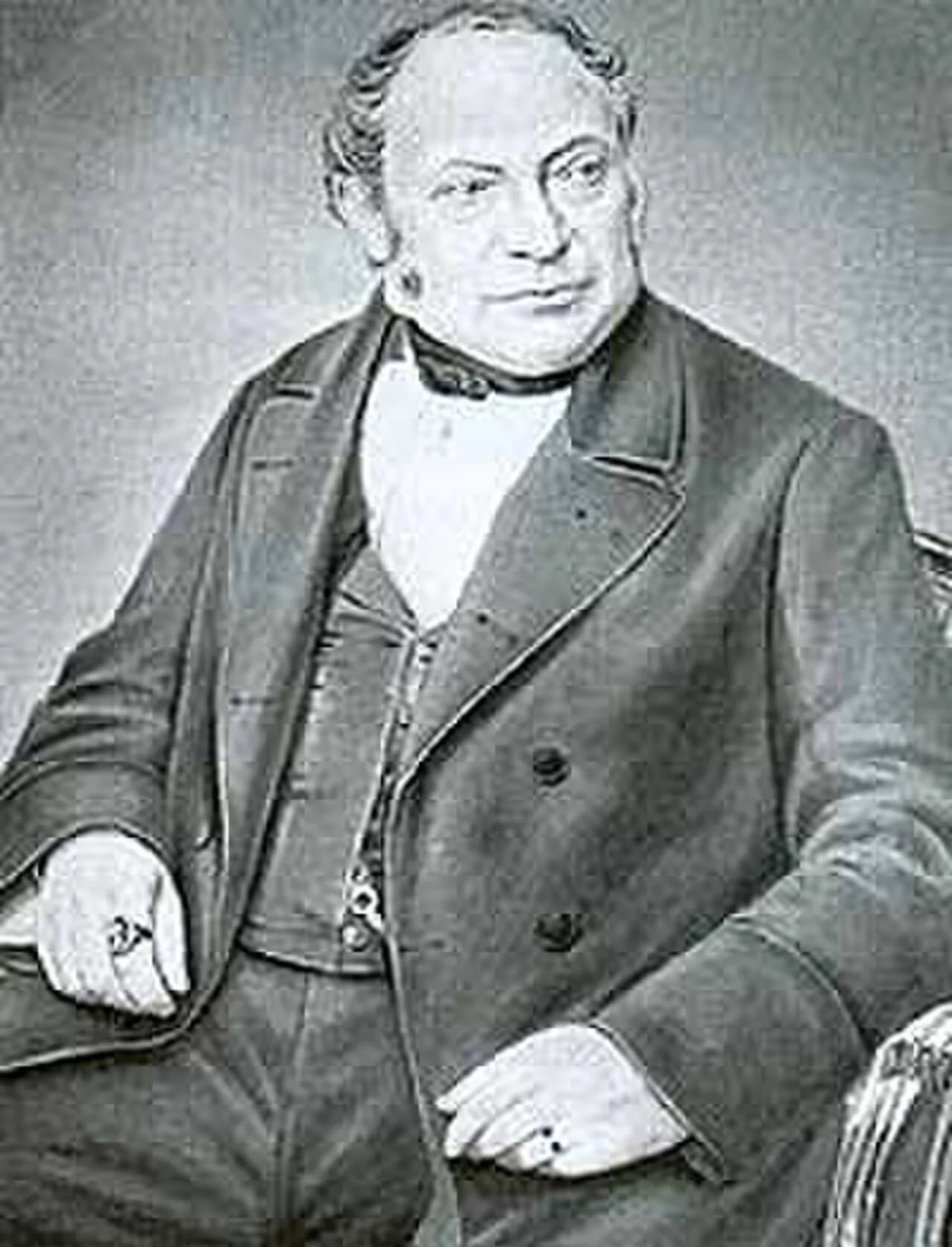 Porträt von Konrad Dietrich Haßler (1803–1873) – Gedenkseite