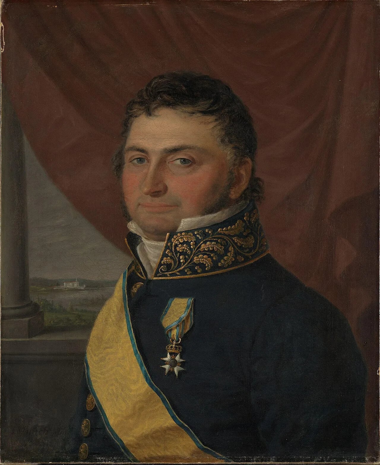 Porträt von Nicolai Johan Lohmann Krog (1787–1856) – Gedenkseite