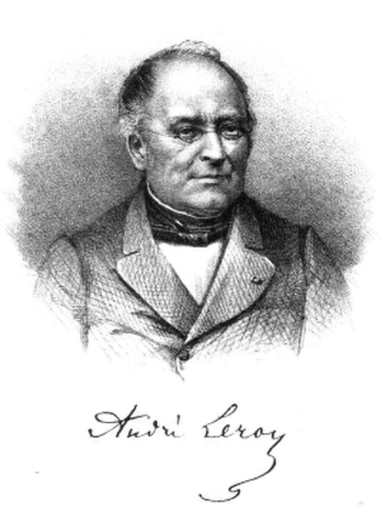 Portrait of André Leroy (1801–1875) – memorial page